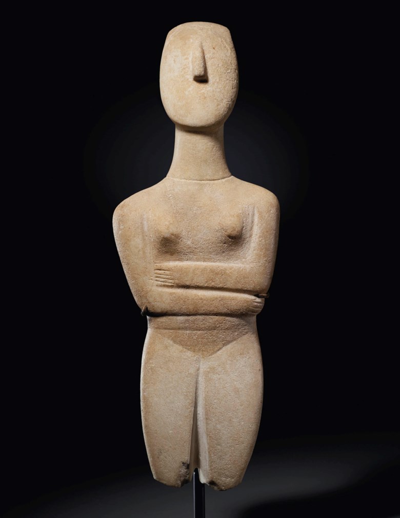 cycladic art figures