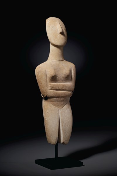 cycladic marble figures