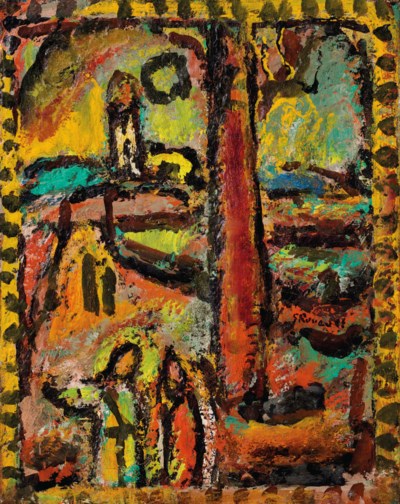 Georges Rouault (1871-1958) , Paysage biblique (au tronc d'arbre) | Christie's