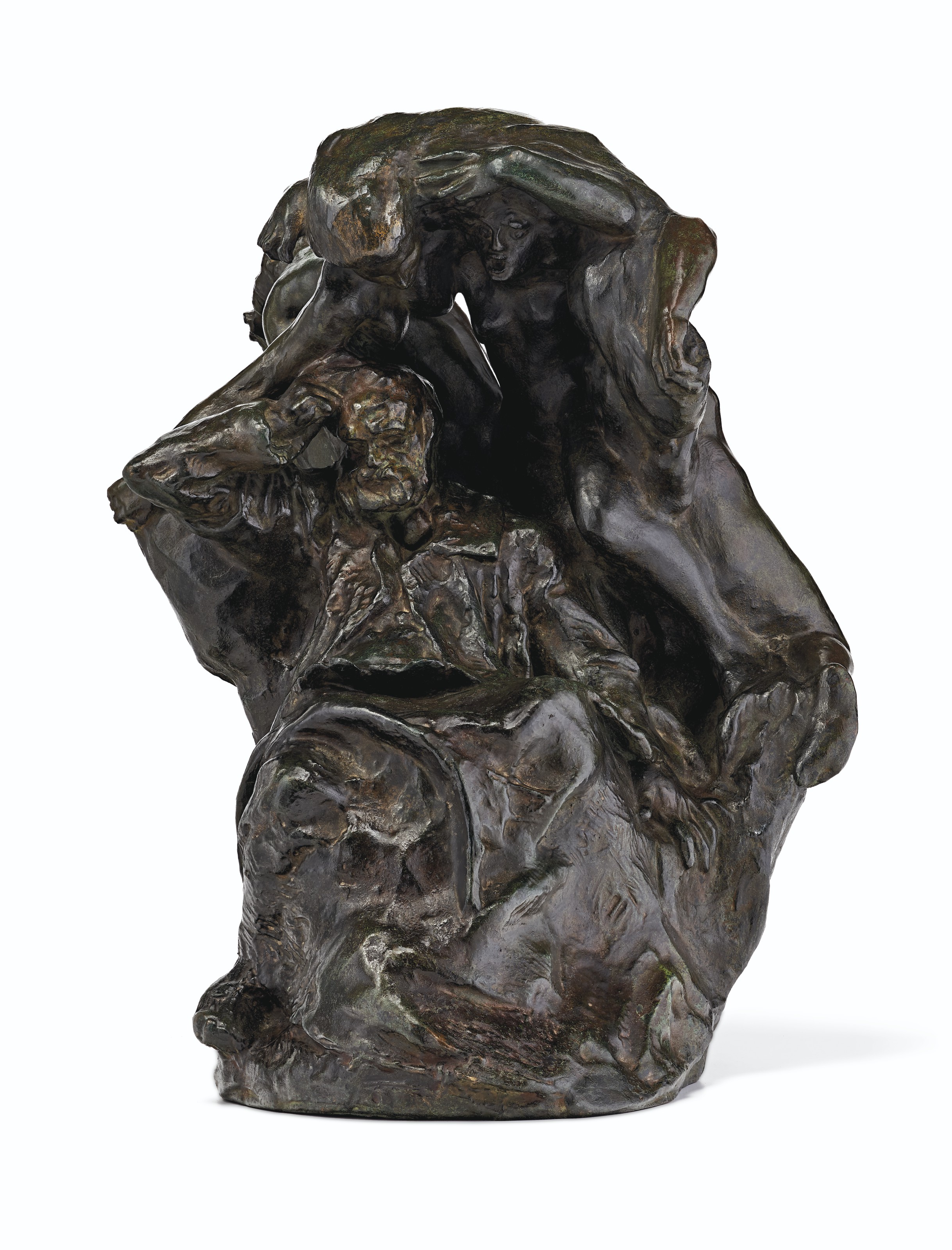 Monument à Victor Hugo, Esquisse du premier projet pour la deuxième maquette dit aussi "Victor Hugo et les Muses"