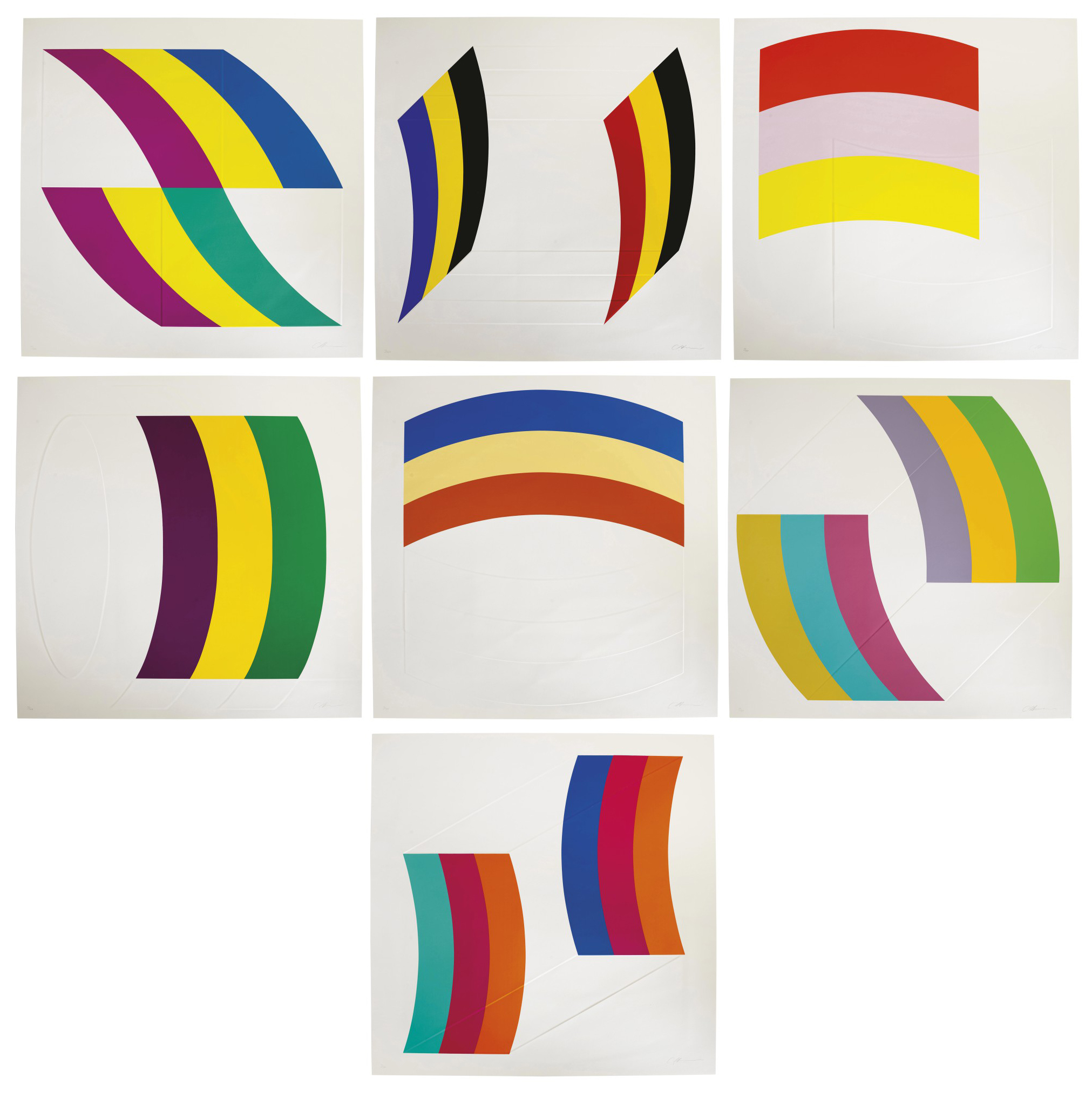 CHARLES HINMAN (B. 1932), Seven Screenprints | Christie’s