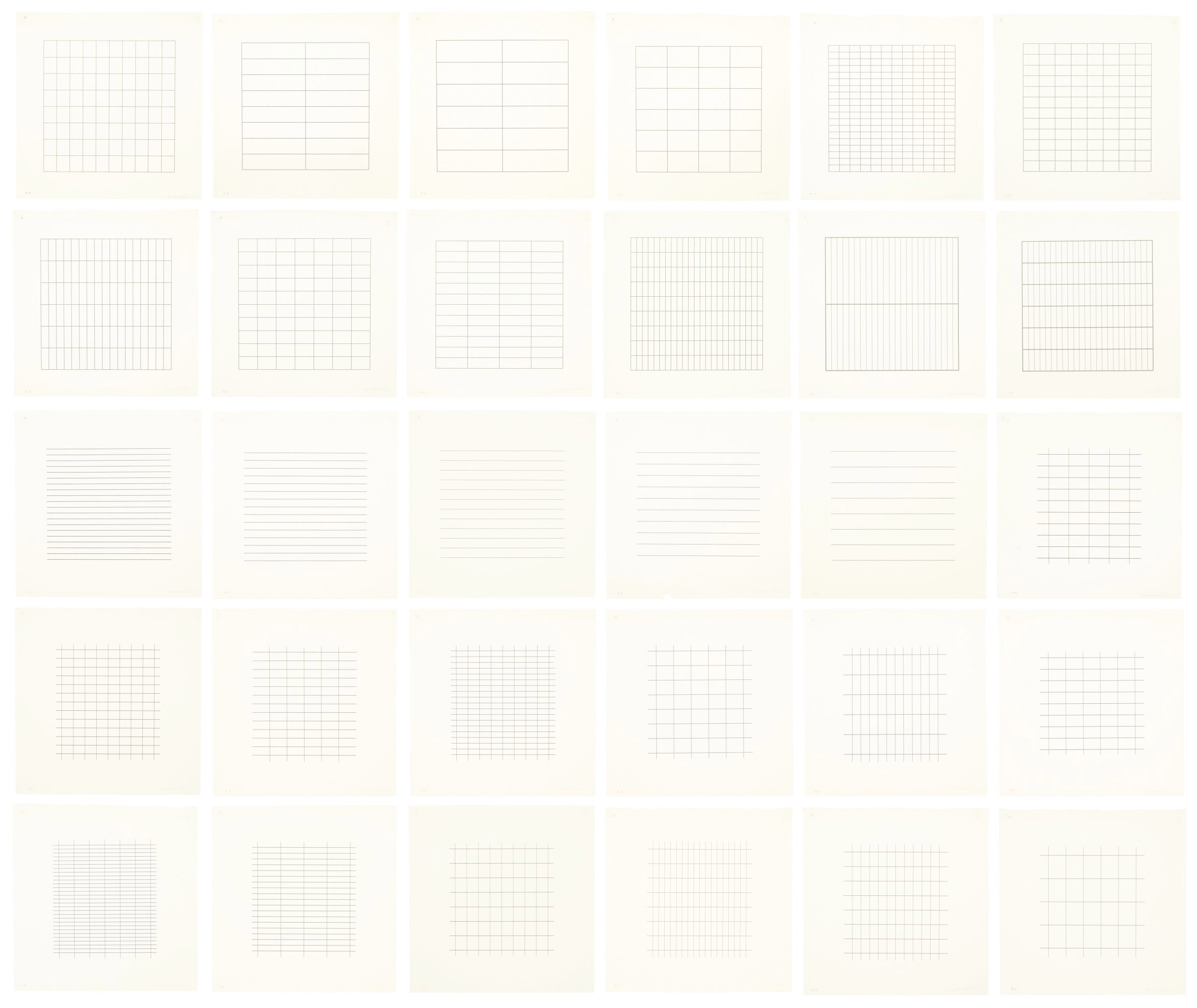 AGNES MARTIN (1912-2004), On a Clear Day | Christie’s