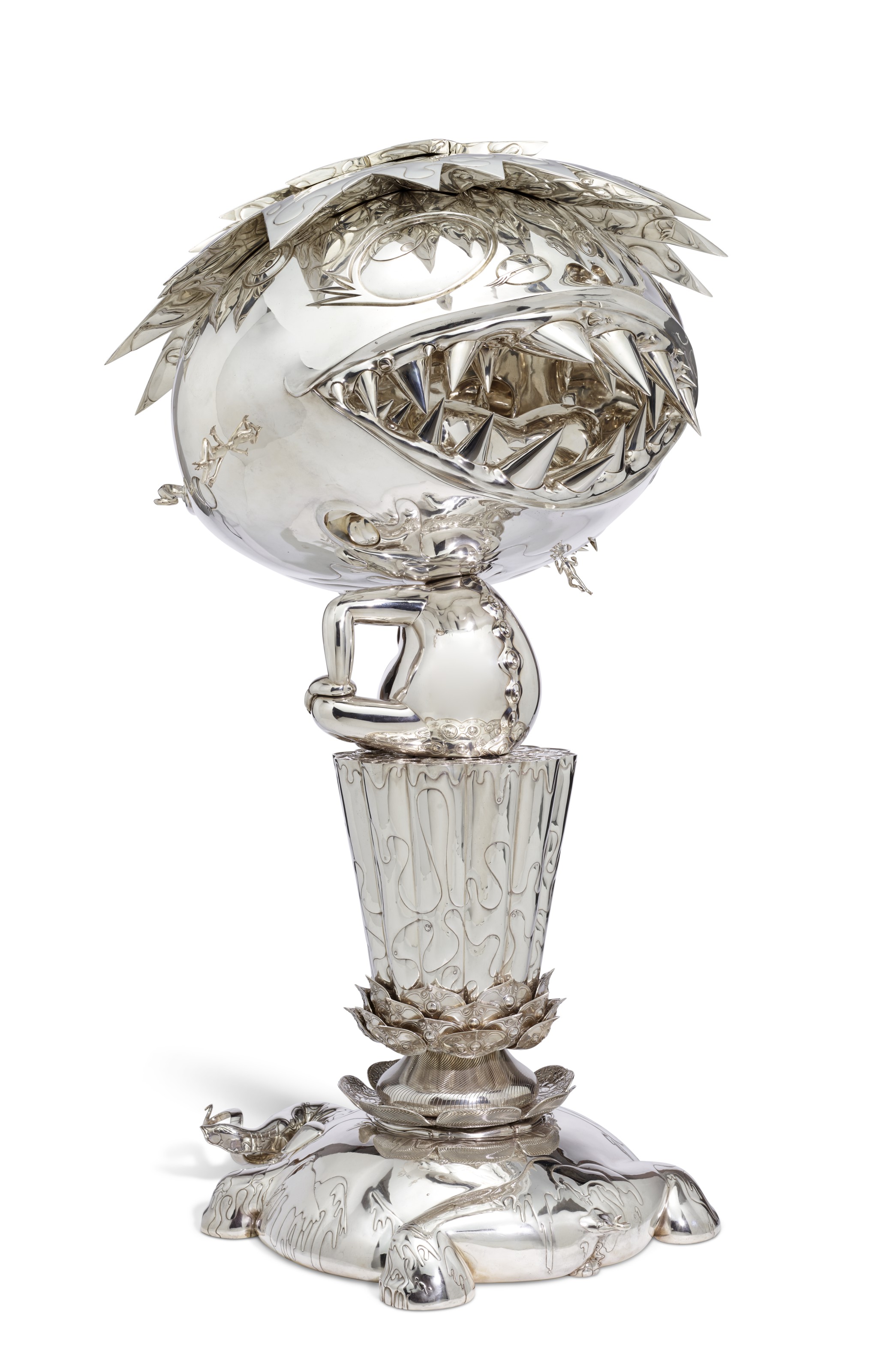 Takashi Murakami (b. 1962), Oval Buddha Silver | Christie's