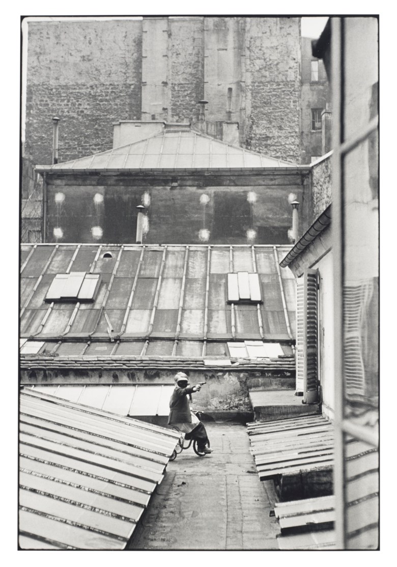 Henri Cartier–Bresson (1908–2004), Hotel Courtyard, rue de la Boetie, Paris, 1953. Gelatin silver print, printed later. Sheet 15¾ x 11⅞ in (40 x 30.2 cm). Estimate $5,000-7,000. Offered in 
Photographs, 21-30 September 2020, Online