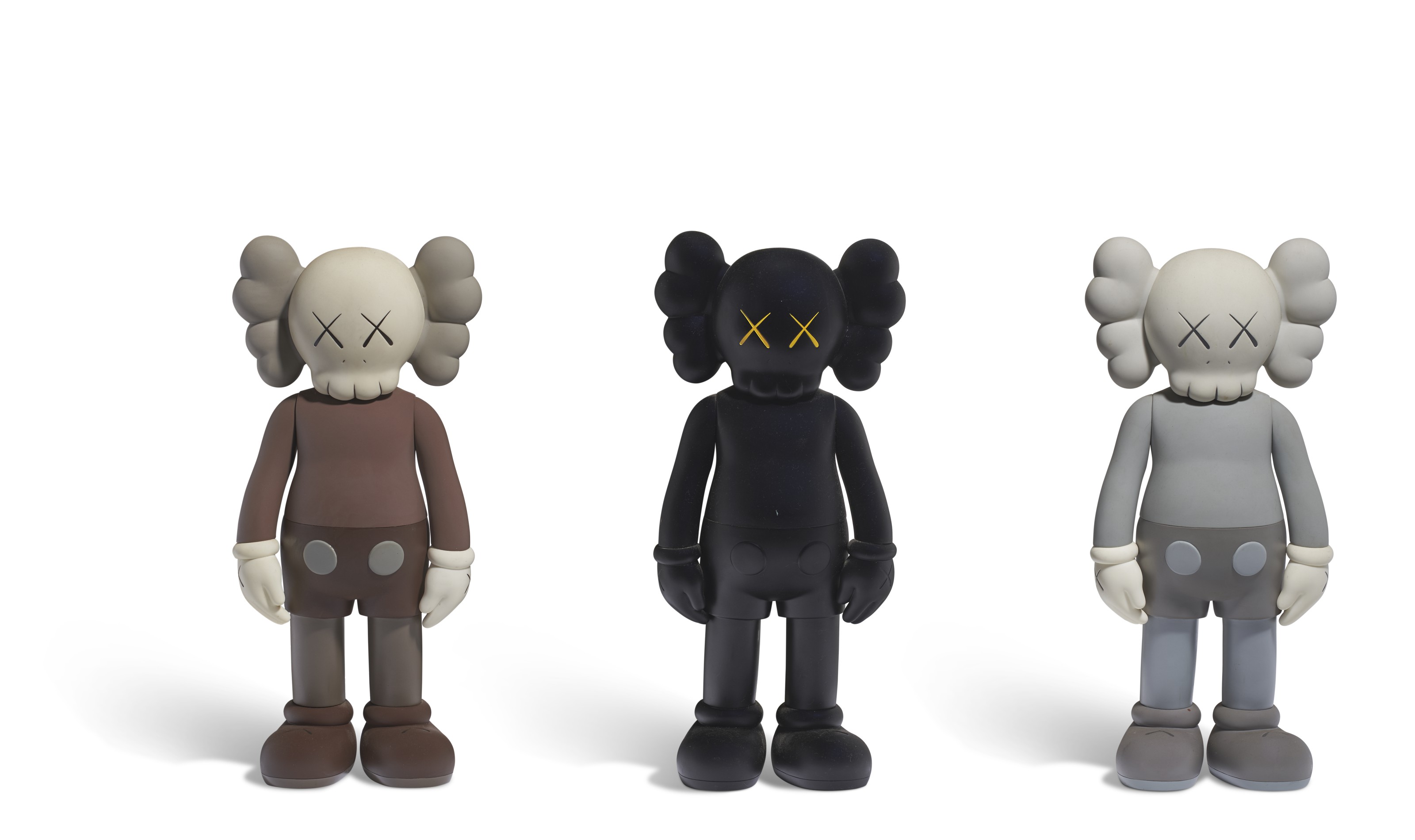 KAWS (B.1974), COMPANION (FIVE YEARS LATER) (GREY), COMPANION