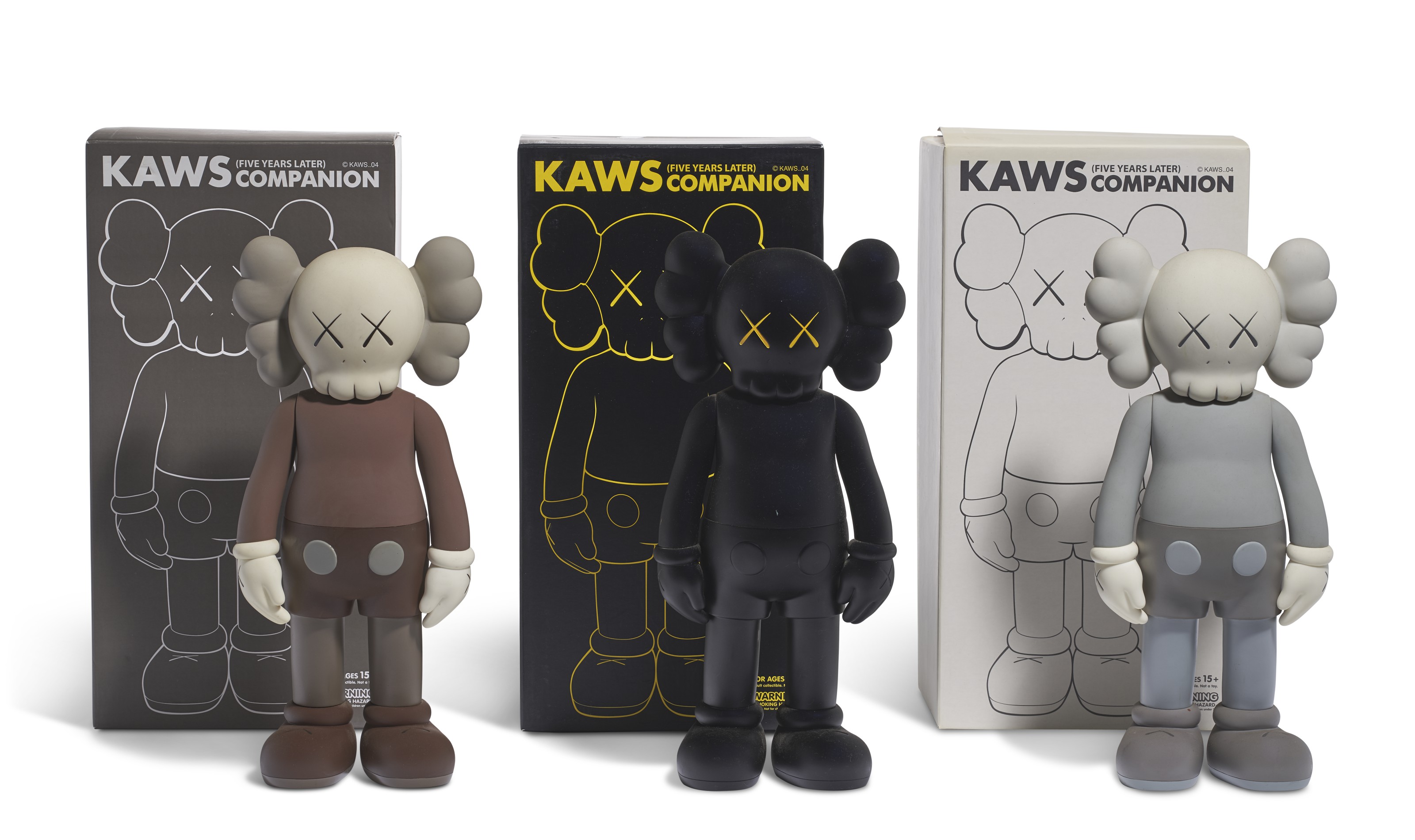KAWS (B.1974), COMPANION (FIVE YEARS LATER) (GREY), COMPANION 