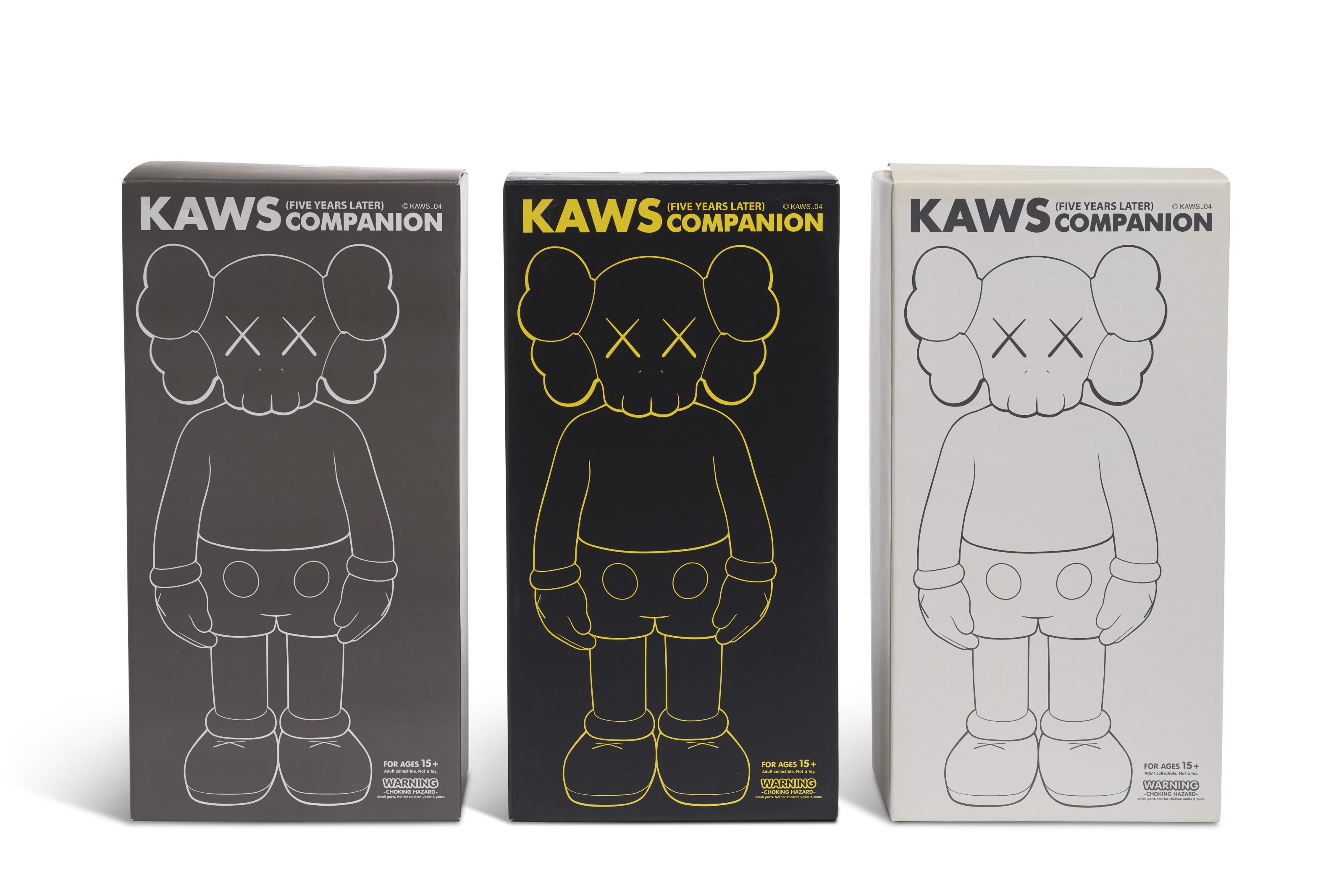 KAWS (B.1974), COMPANION (FIVE YEARS LATER) (GREY