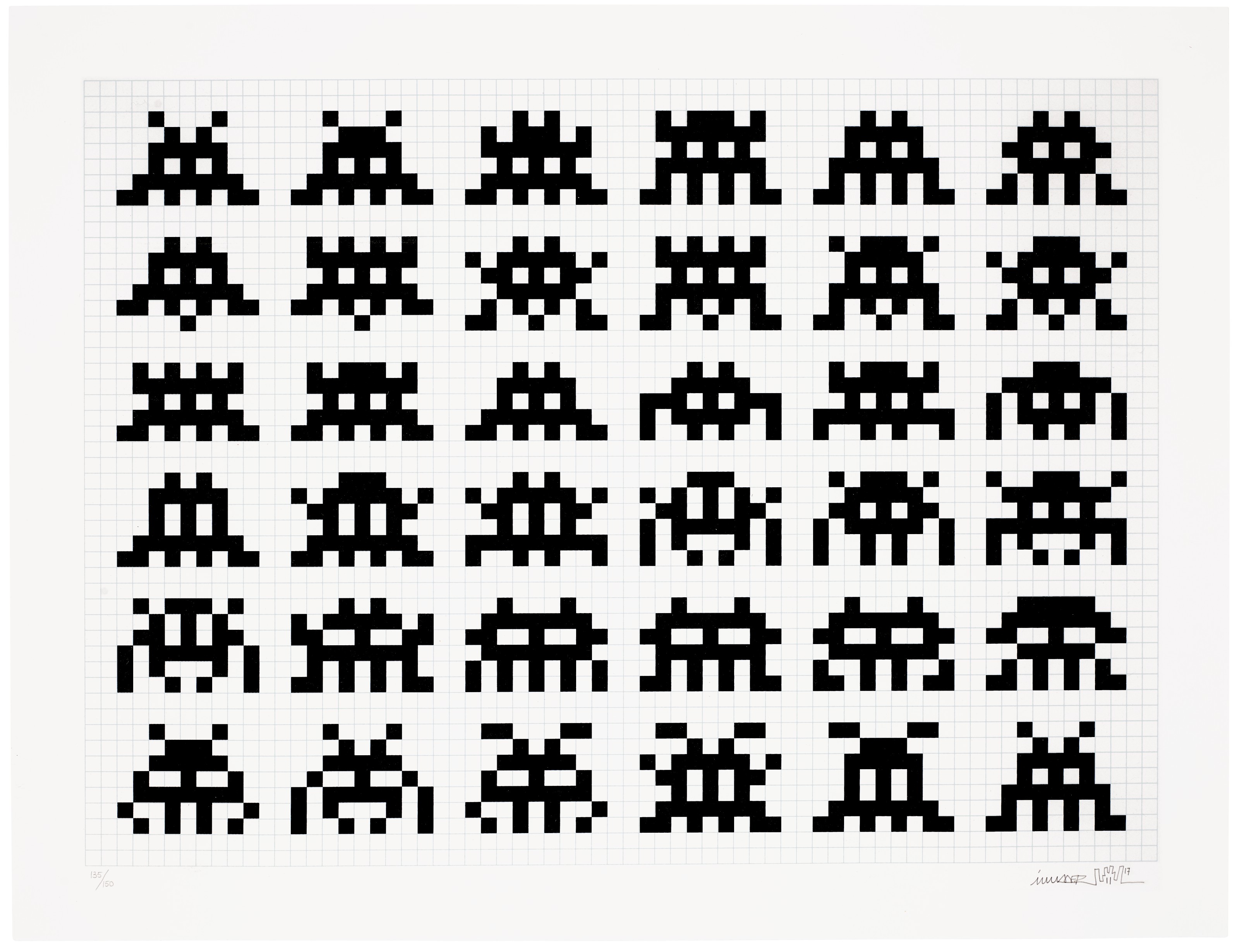 INVADER (B. 1969), Repetition Variation Evolution | Christie’s