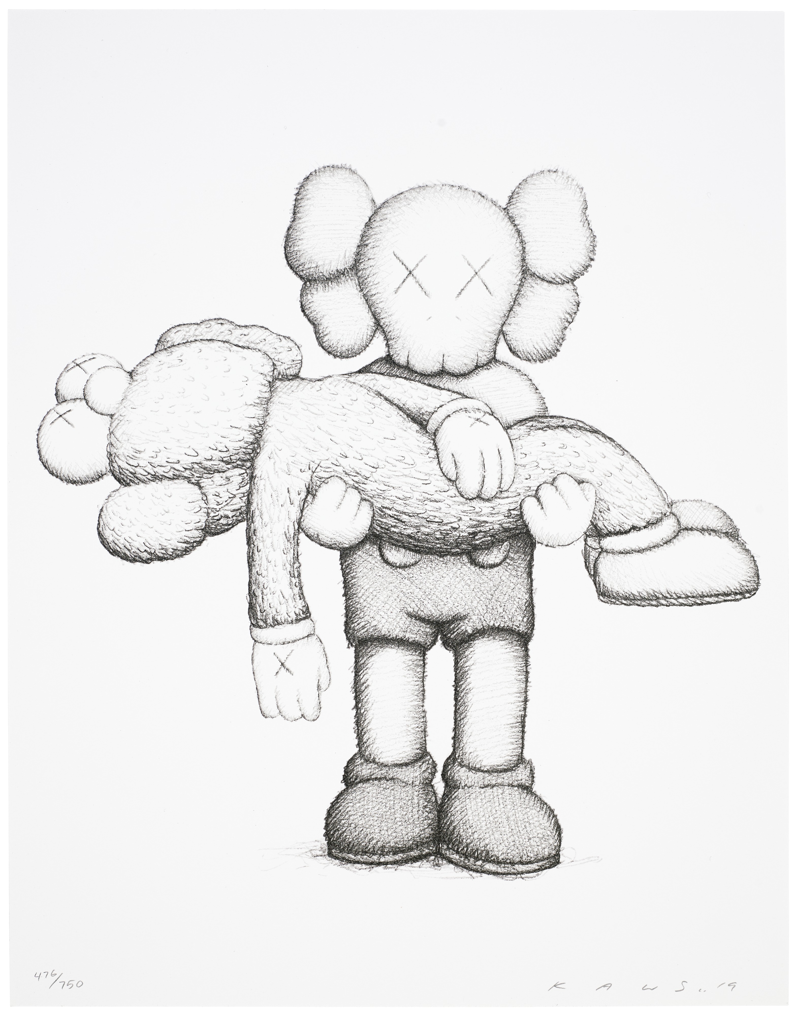 KAWS x ROBERT LAZZARINI (B.1974 and 1965), COMPANION (ROBERT
