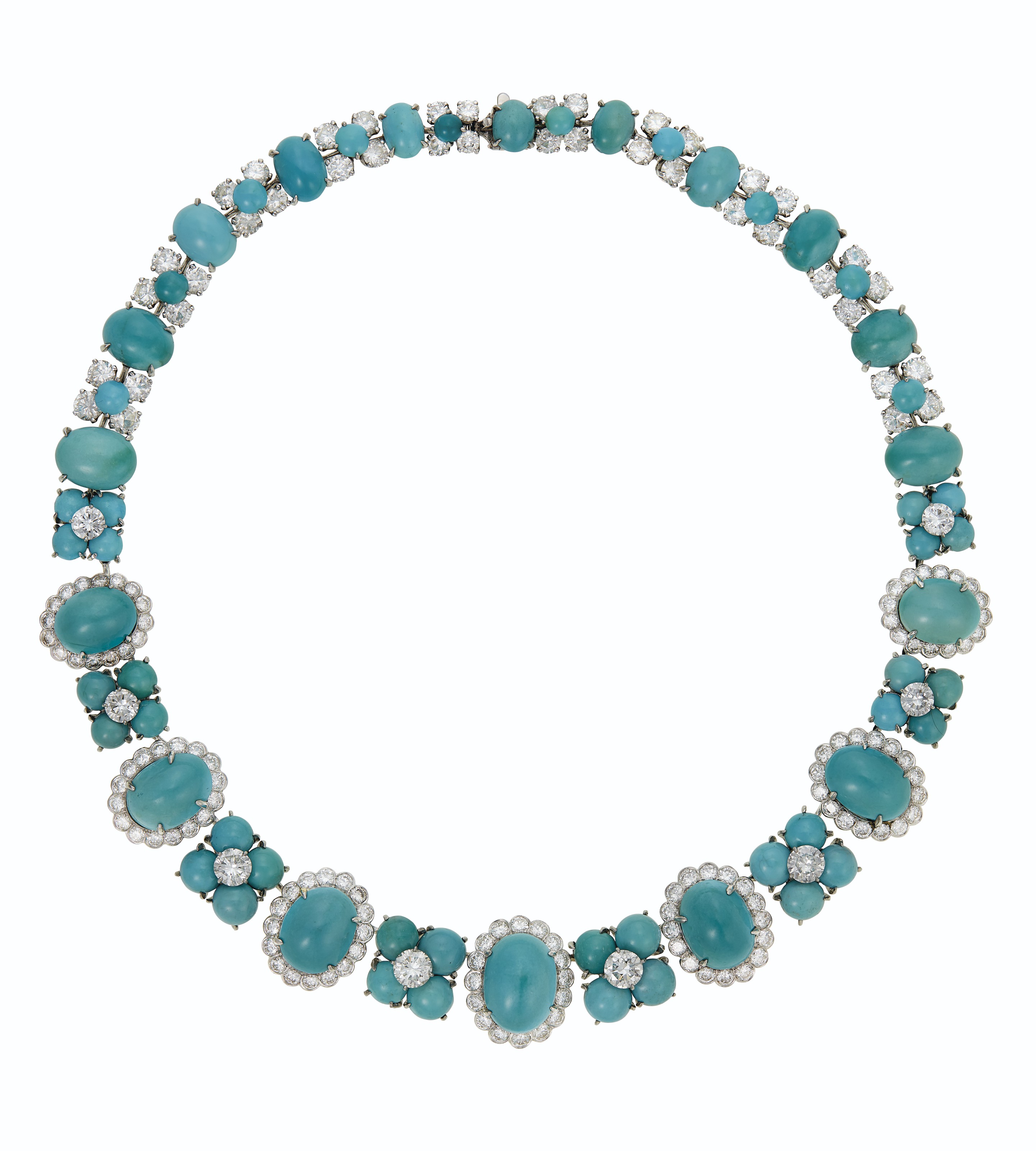 Turquoise and on sale diamond jewelry
