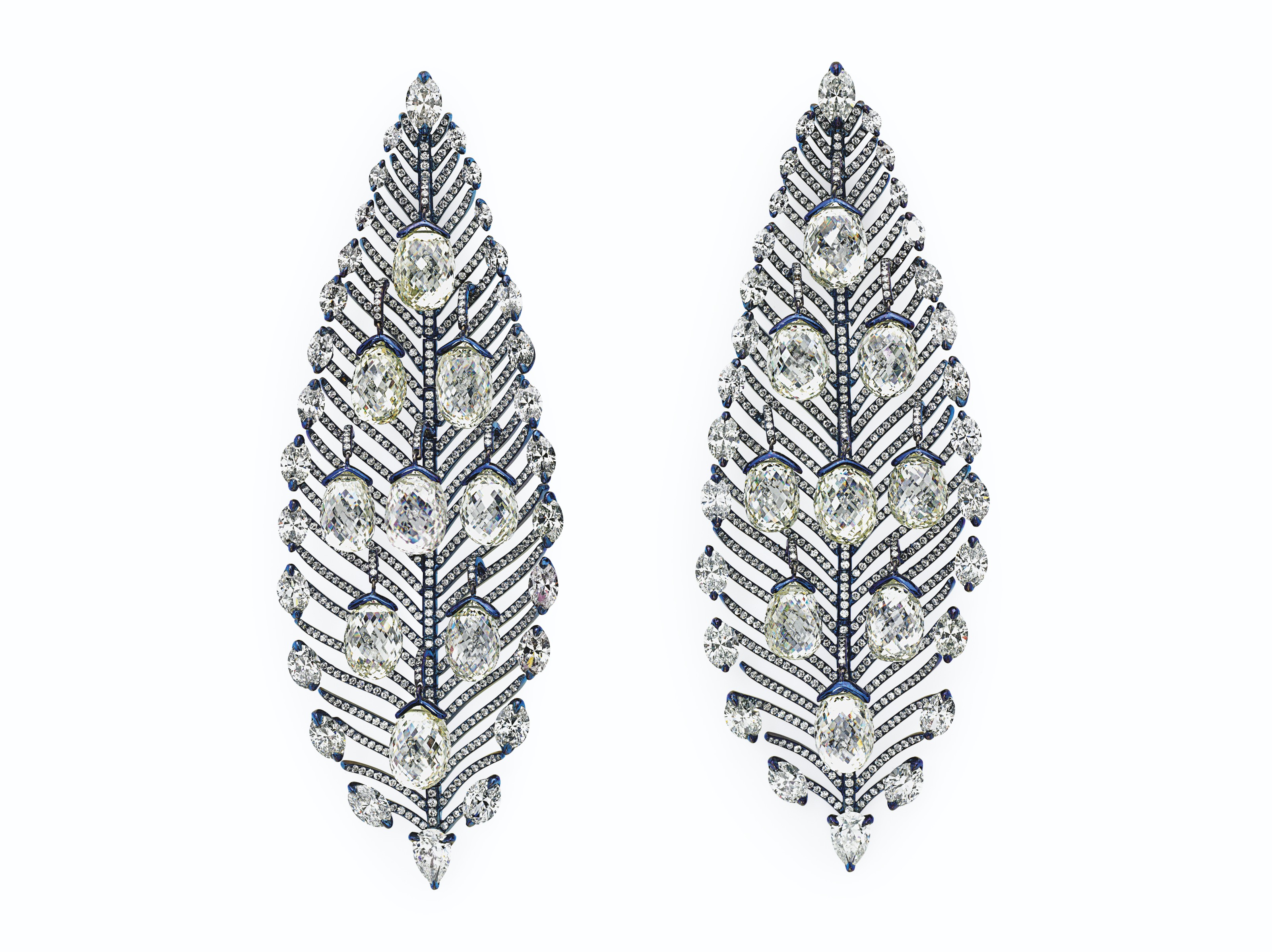 DIAMOND AND TITANIUM EARRINGS, ETCETERA Christie's