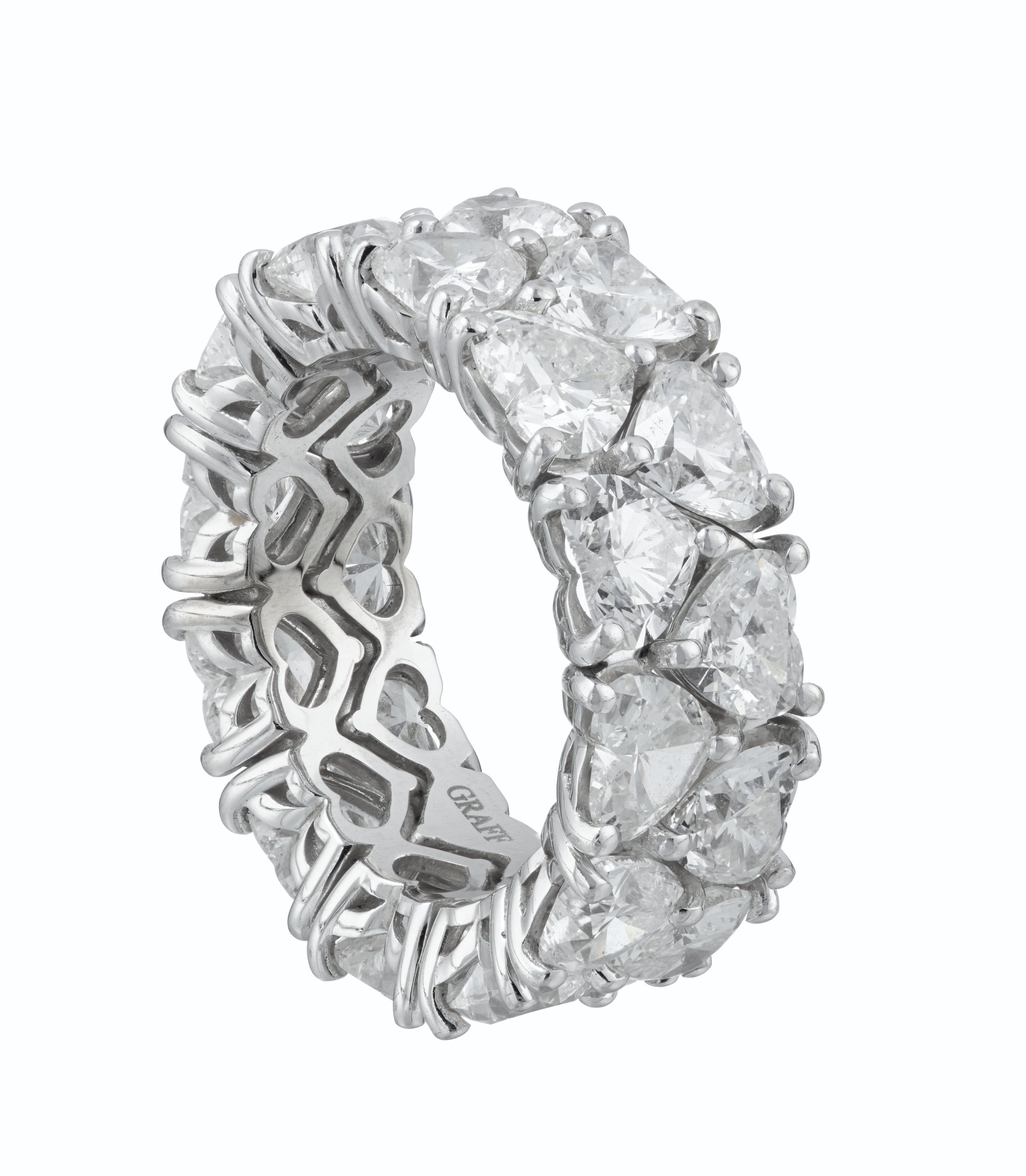 DIAMOND 'DOUBLE ROW' ETERNITY BAND, GRAFF