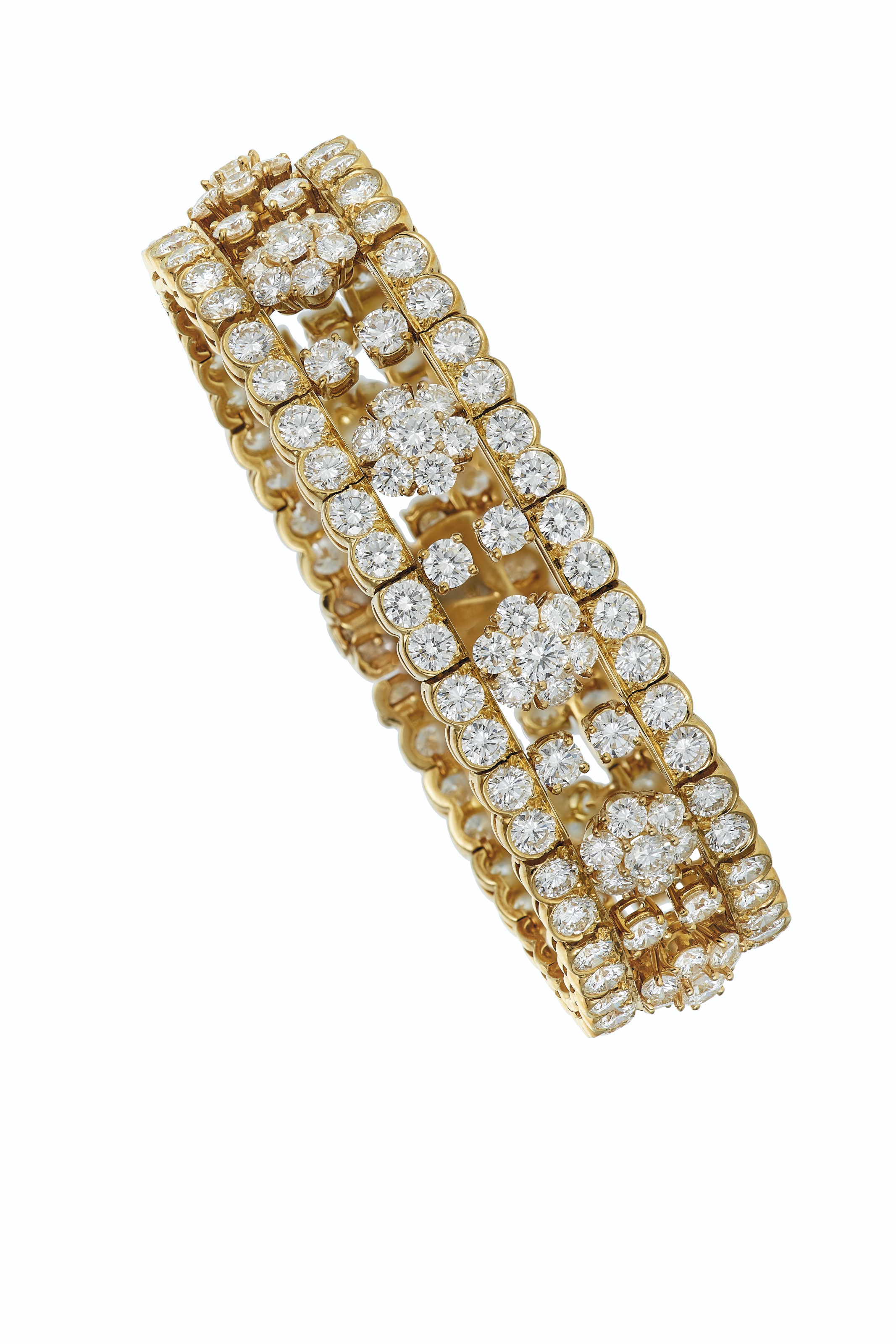 Sterling Silver DiamondCut Snowflake Bracelet Precious Accents Ltd