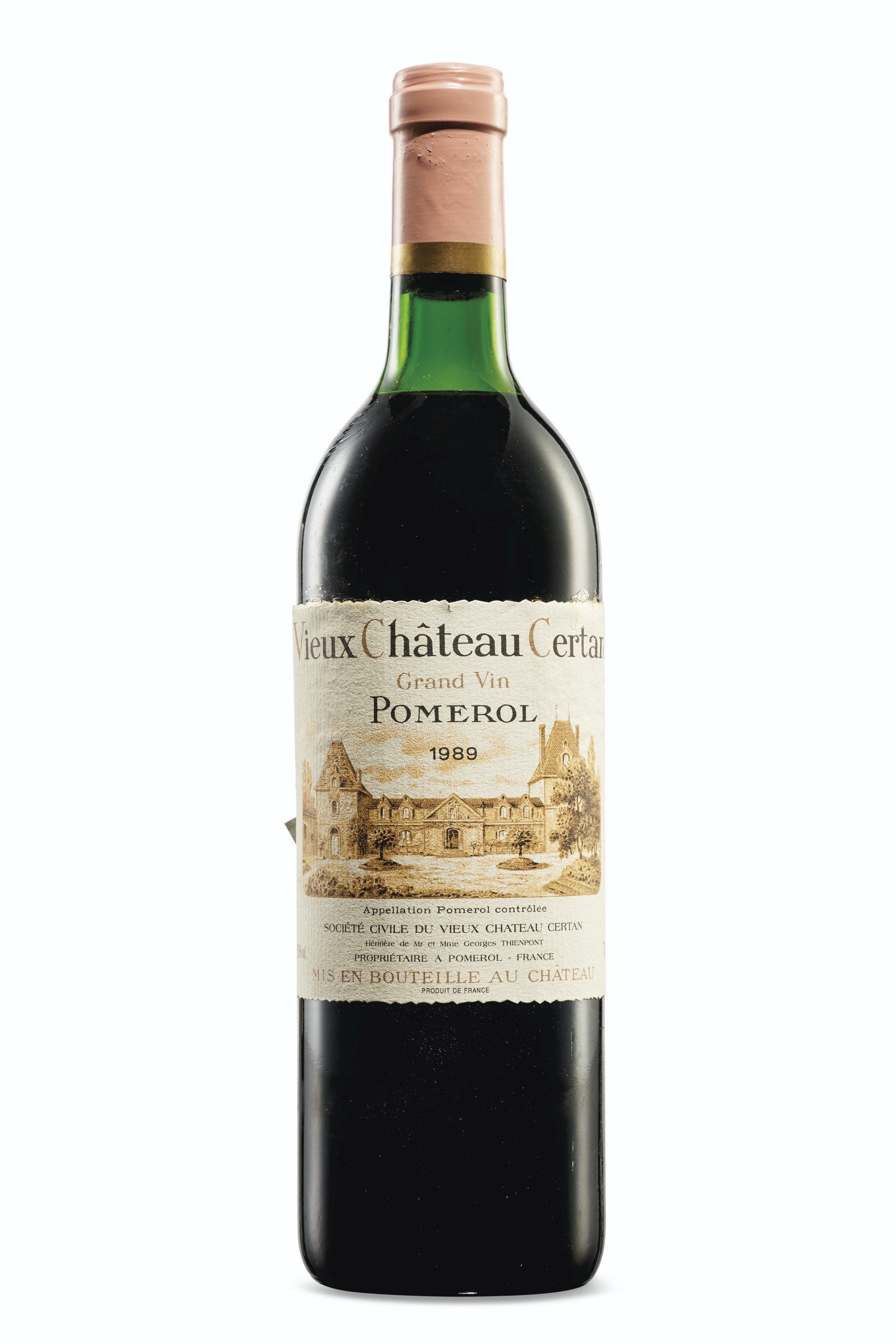 VieuxChâteauCertan 1989, PomerolGood appearance, some slightly