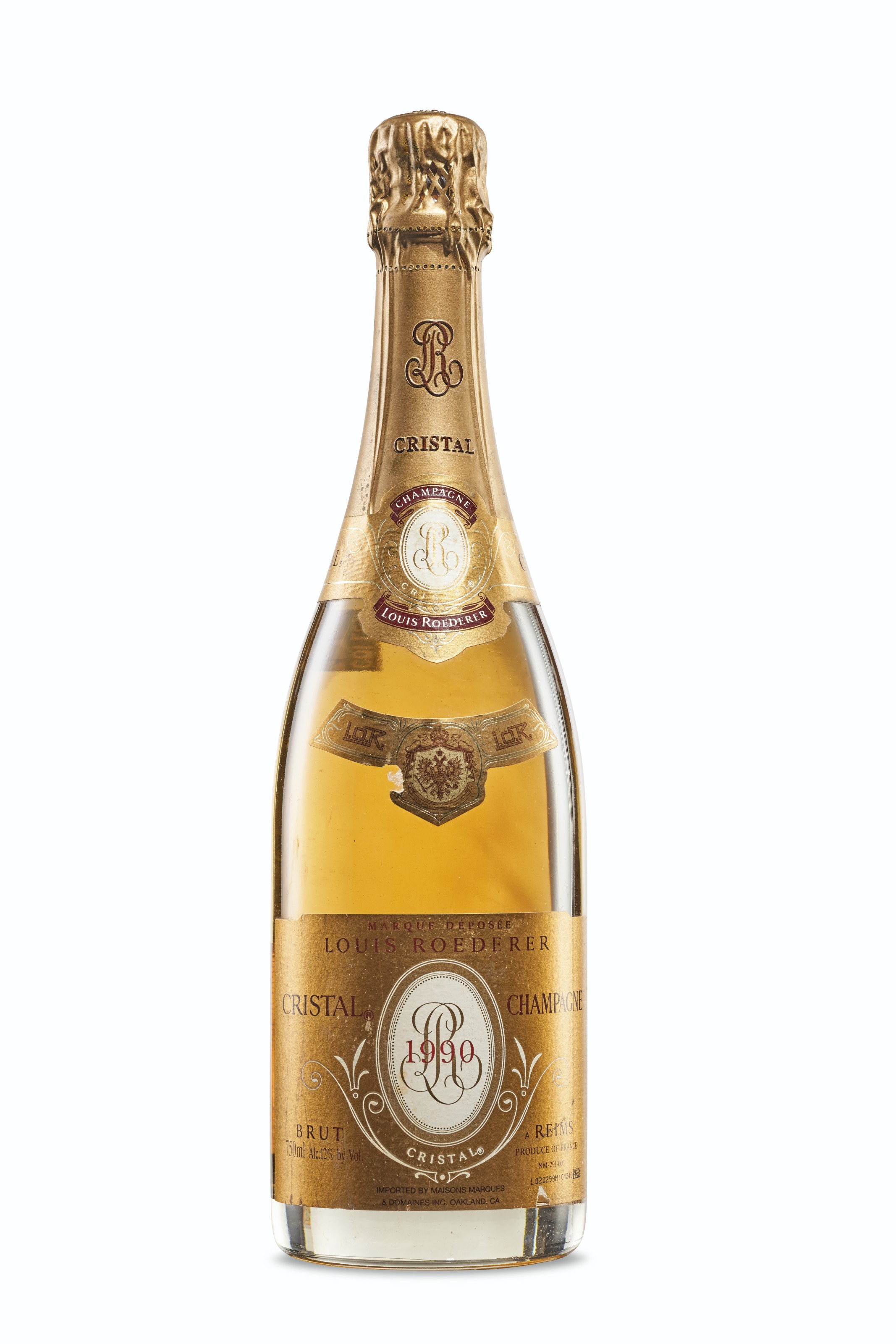 Louis Roederer, Cristal Brut Millennium Cuvée 1990, ReimsBottle No