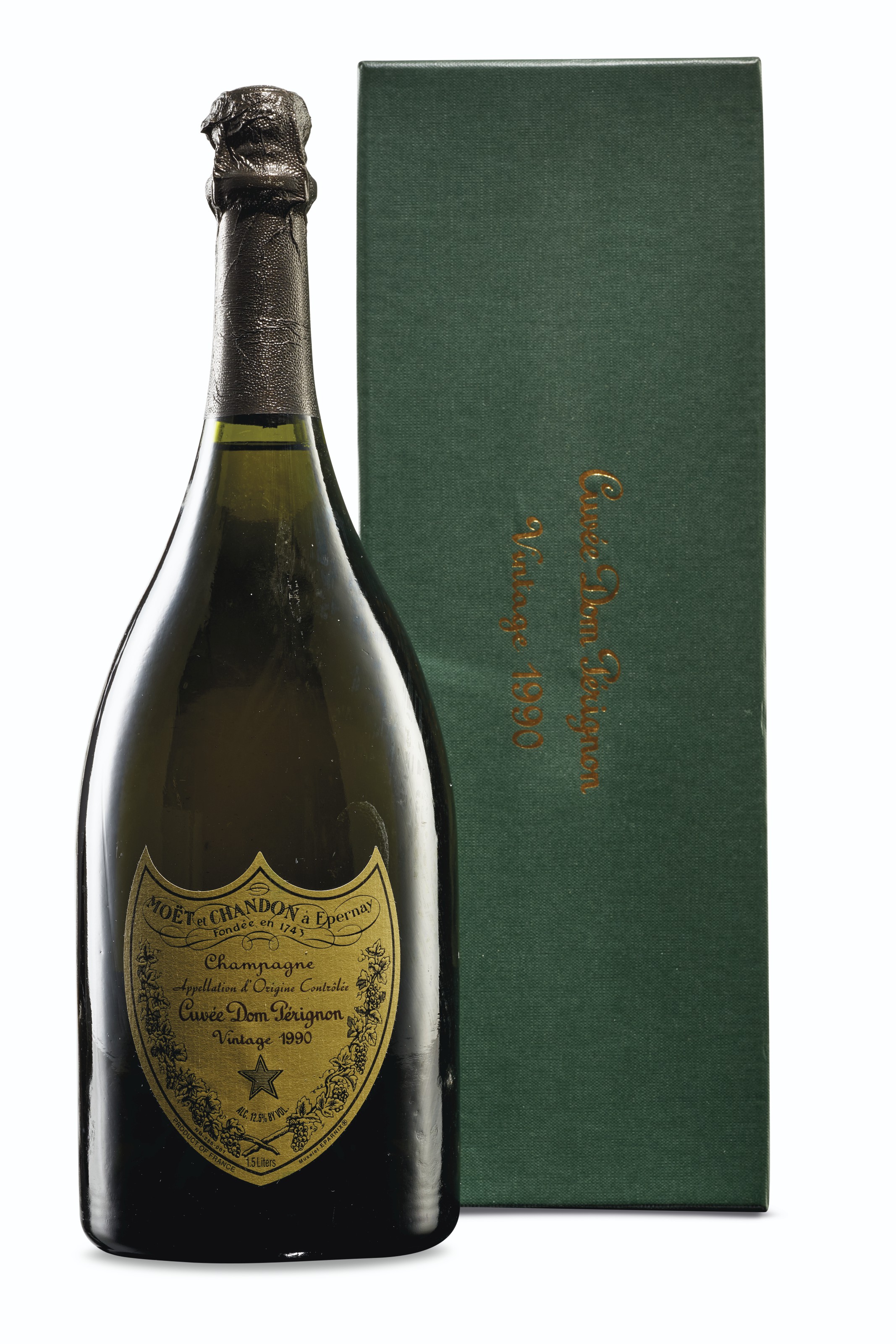 Dom Pérignon 1990, EpernayLevels 1cm below foil or betterIn