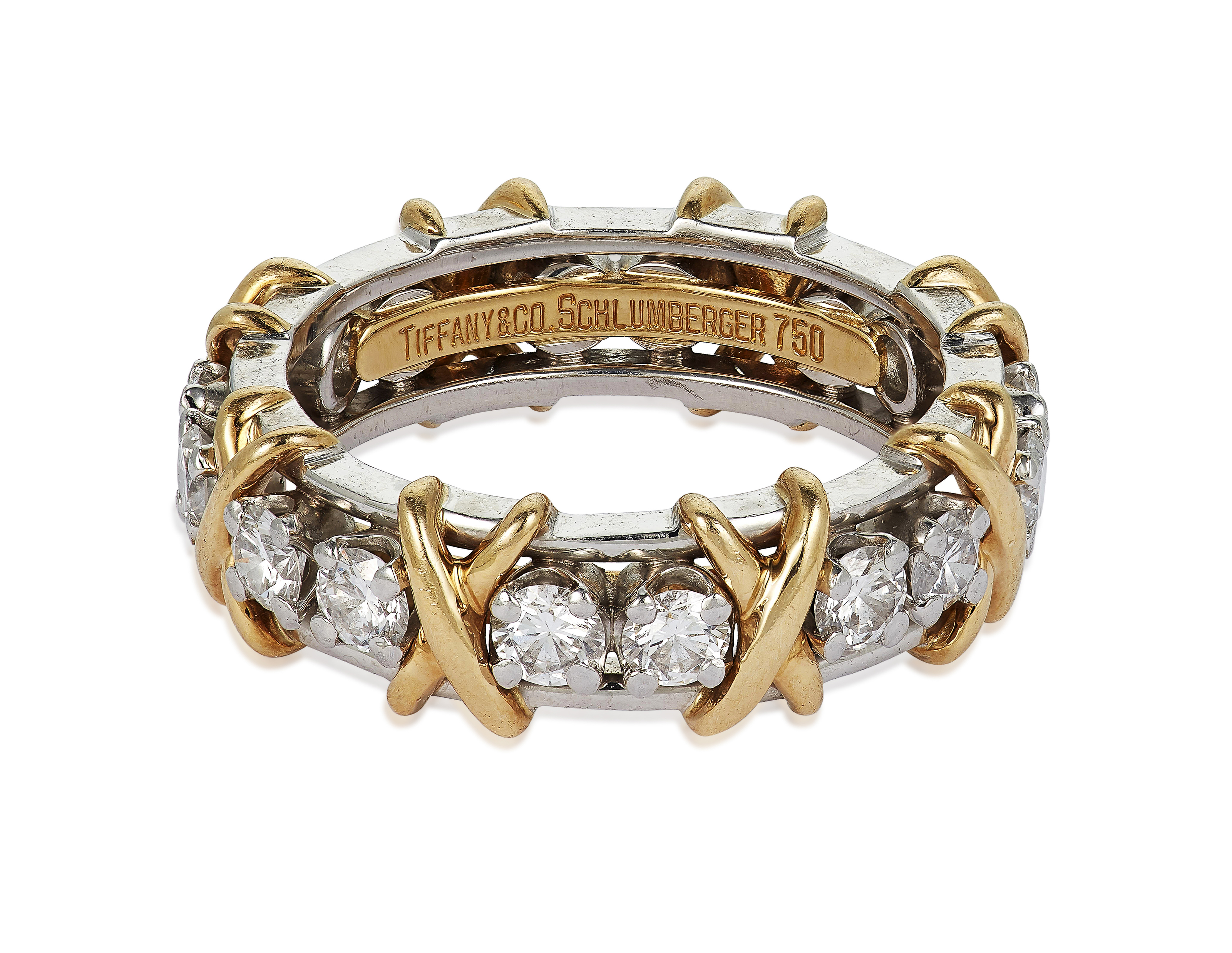 TIFFANY CO. SCHLUMBERGER SIXTEEN STONE DIAMOND RING Christie s