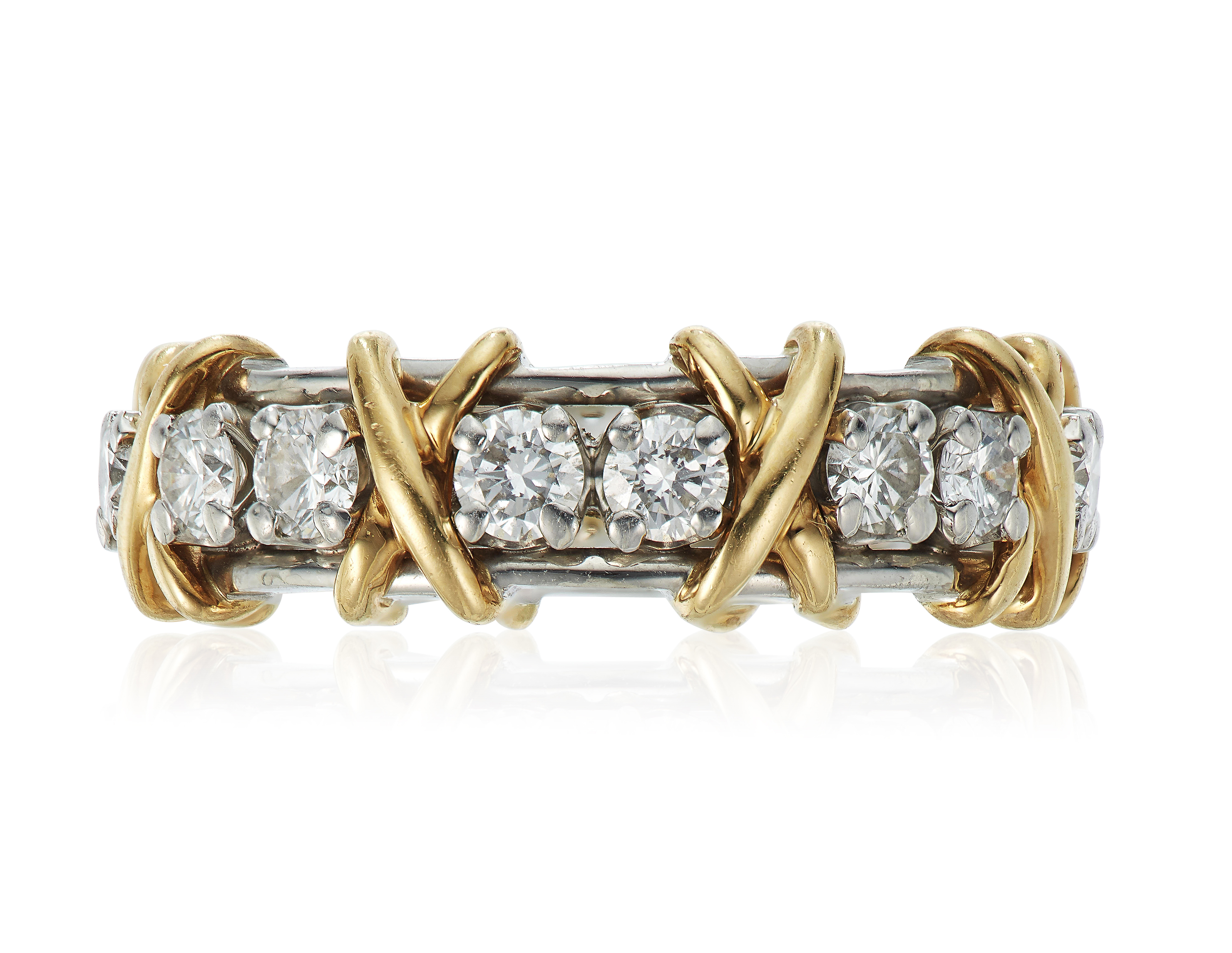 TIFFANY u0026 CO. SCHLUMBERGER 'SIXTEEN STONE' DIAMOND RING, | Christie's