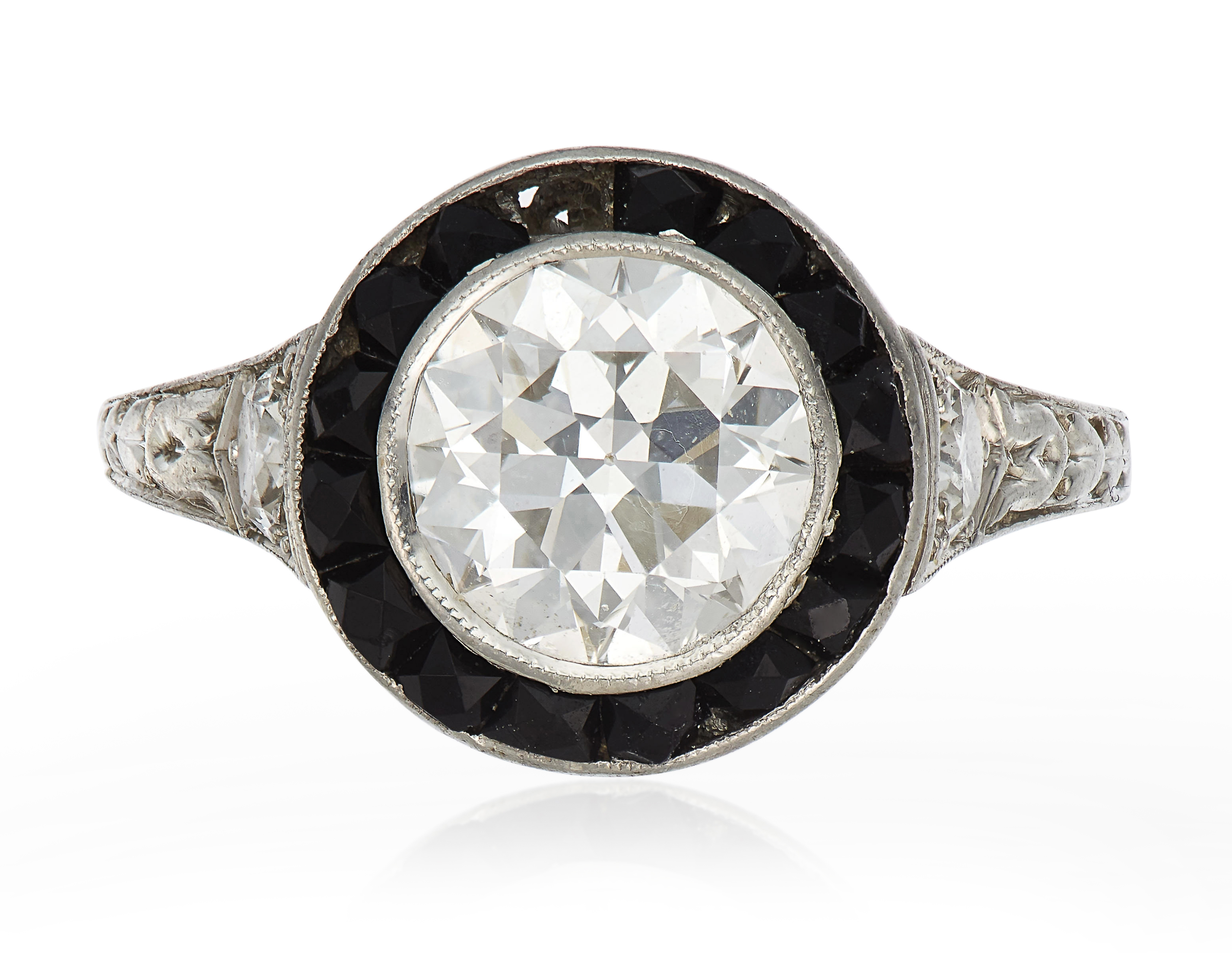 Diamond And Onyx Ring Christie S