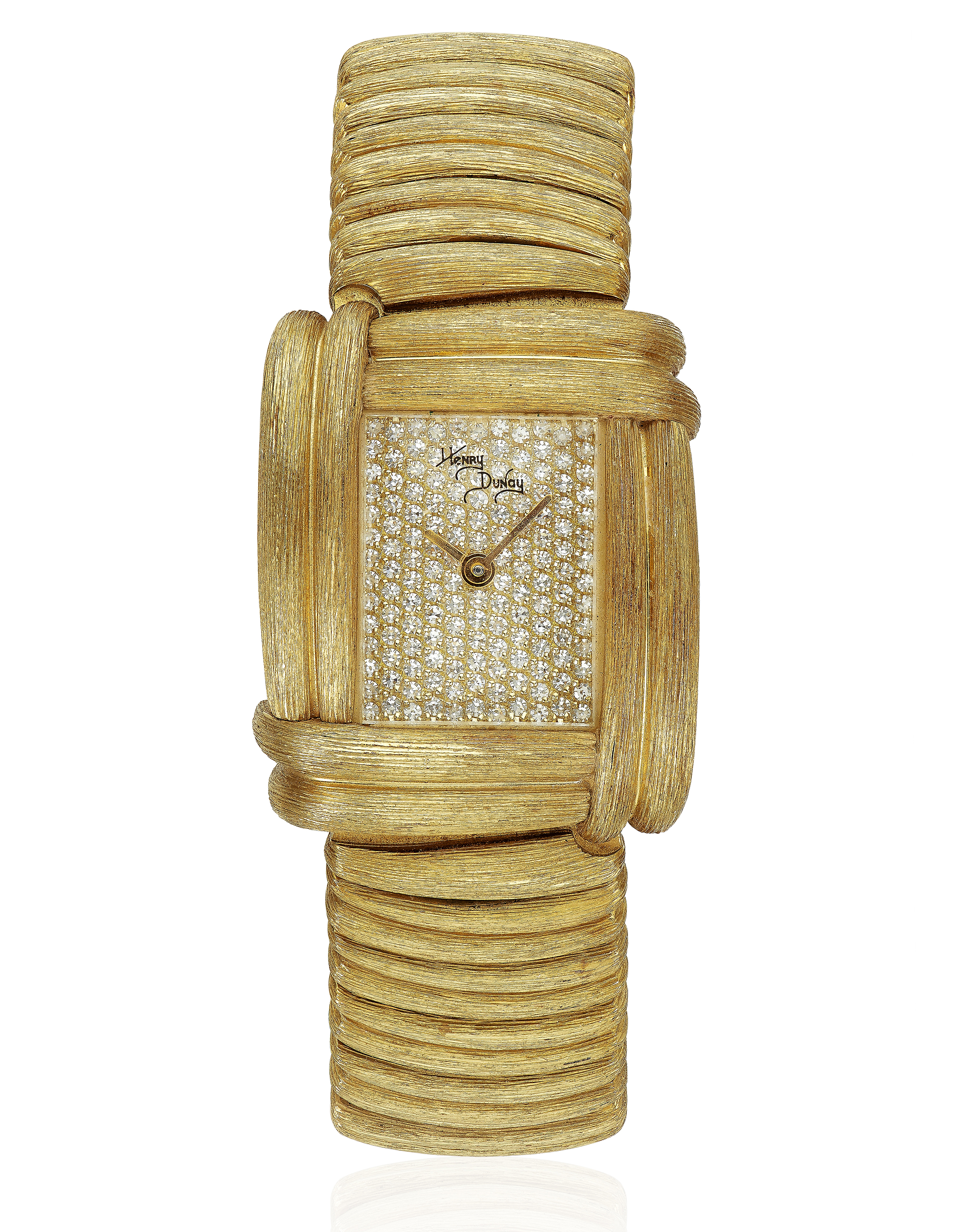 HENRY DUNAY SABI DIAMOND AND GOLD WATCH Christie s