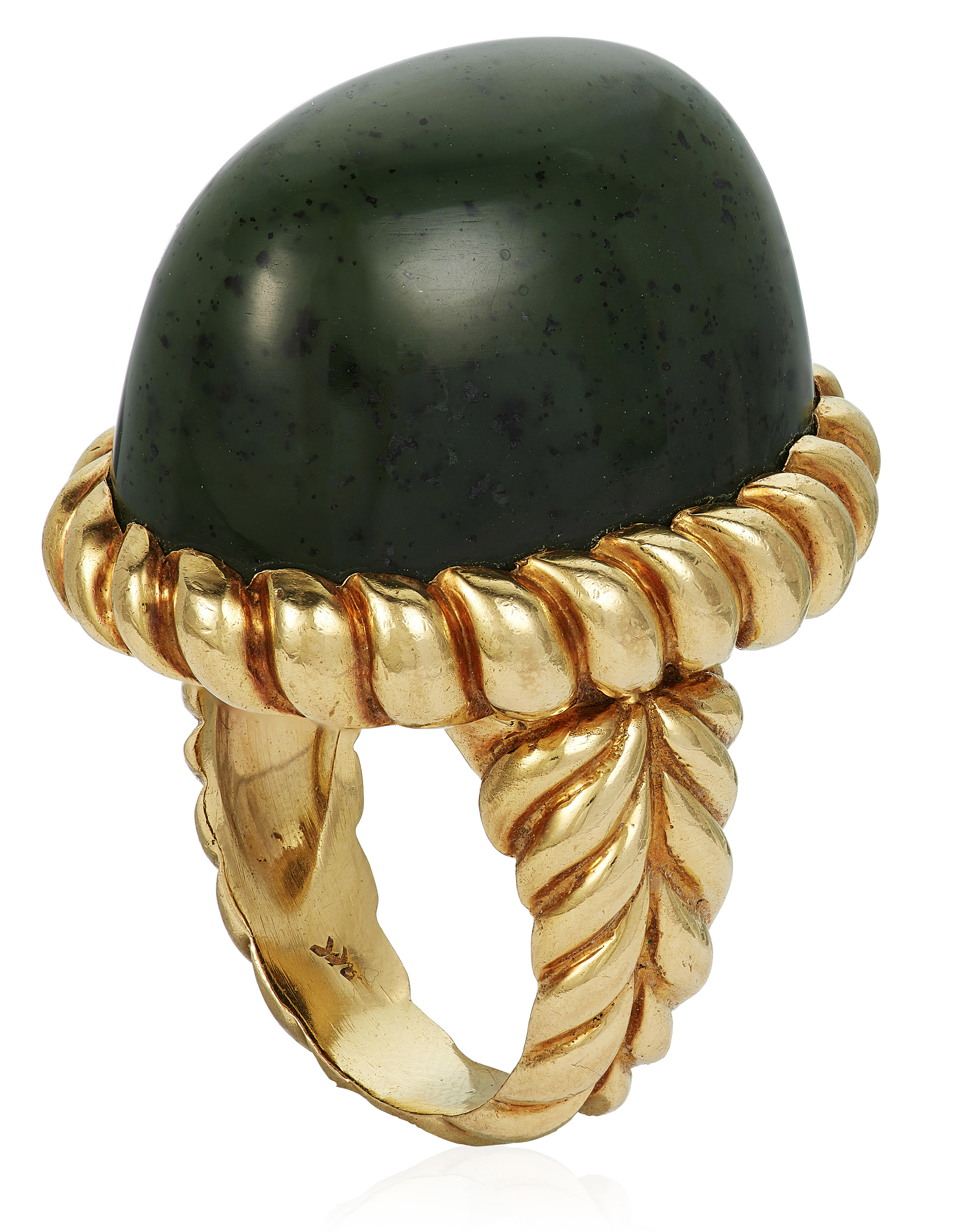 SERPENTINE AND GOLD RING, Christie’s