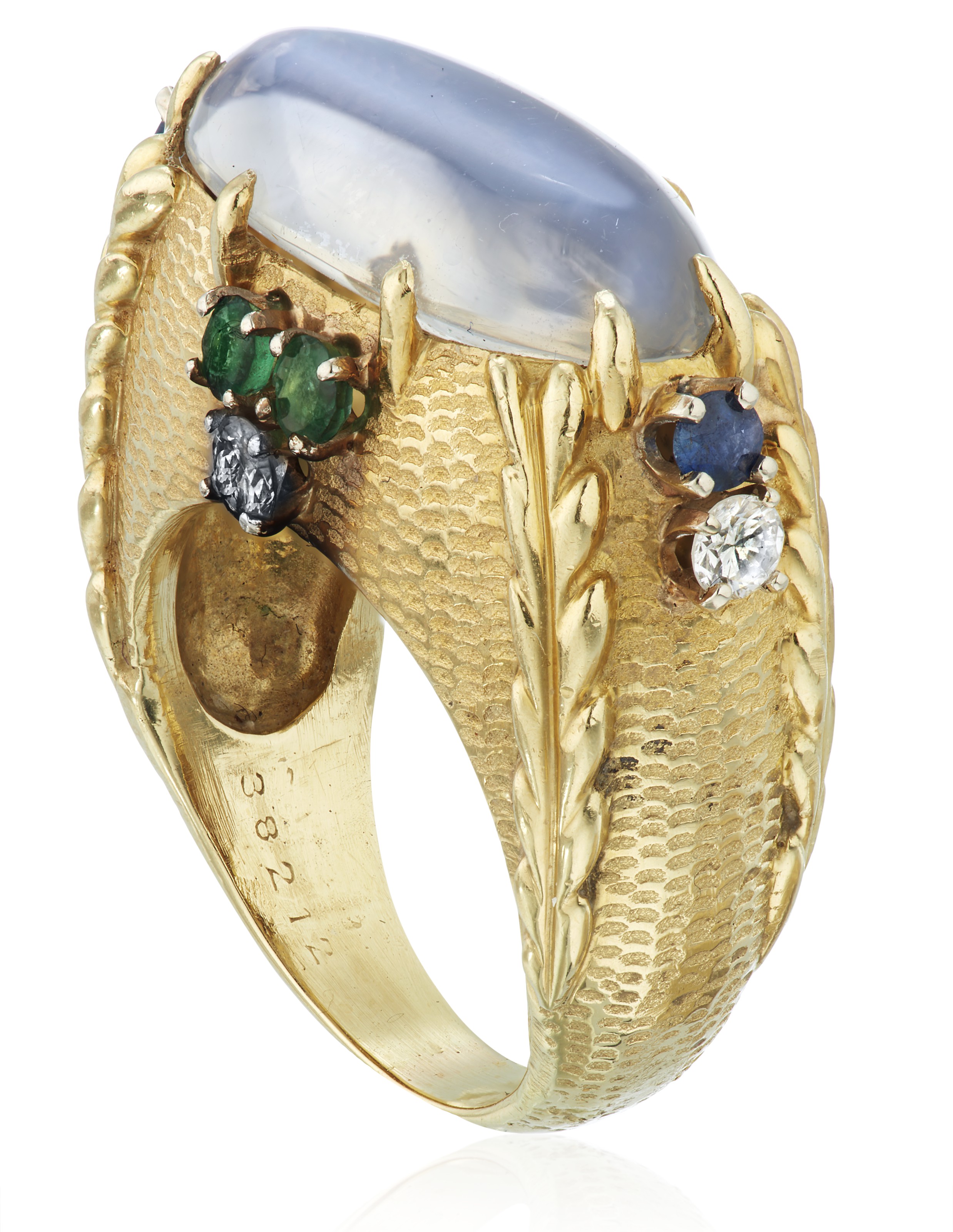 Cartier moonstone ring deals