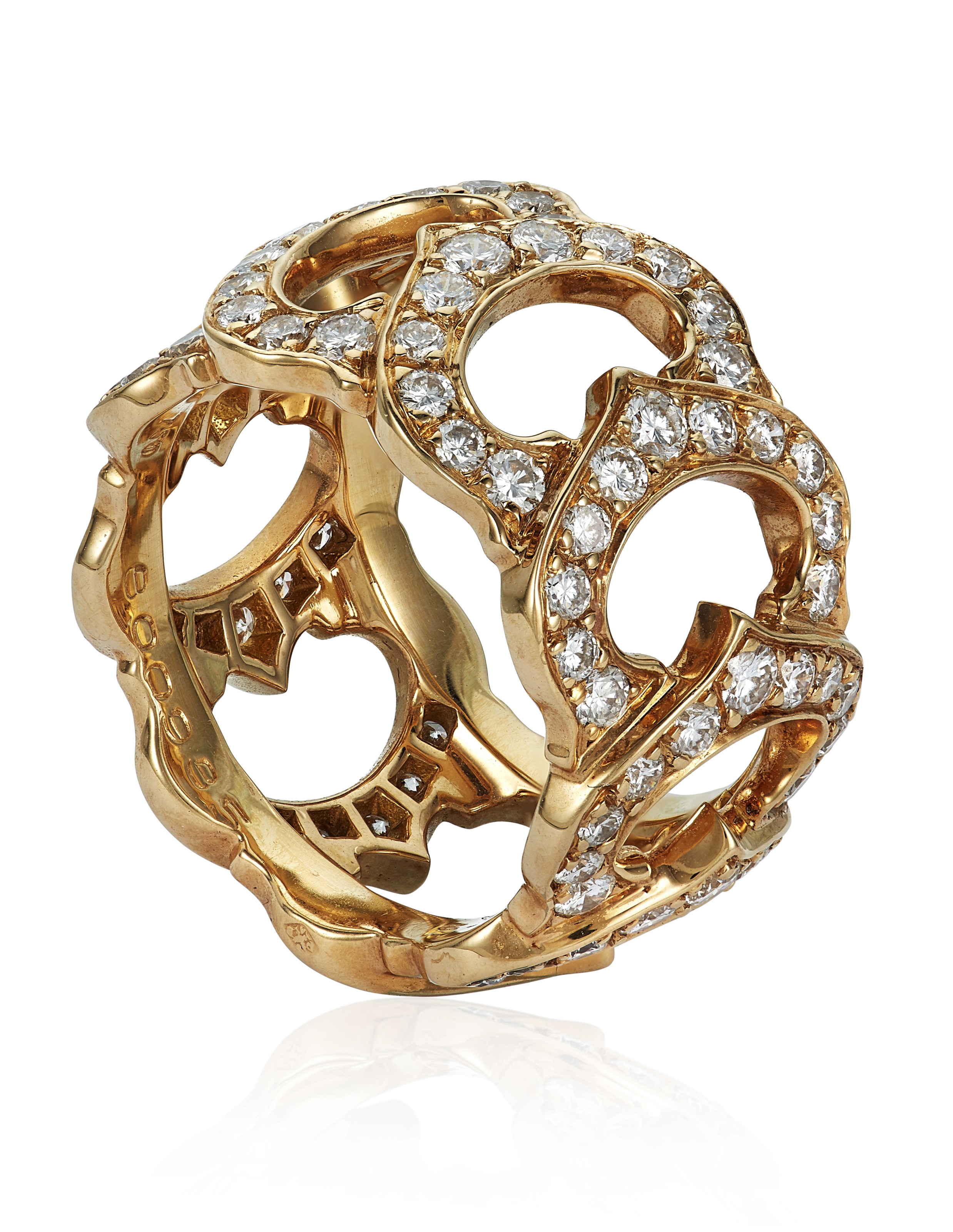 cartier c motif ring