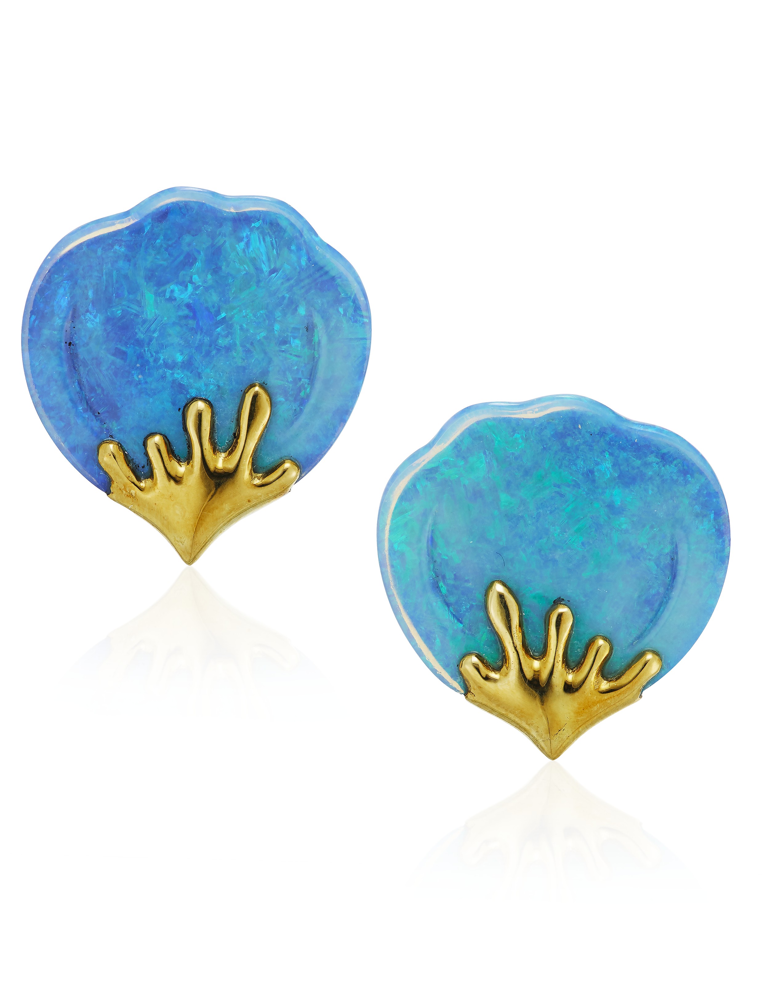 TIFFANY & CO. OPAL AND GOLD EARRINGS, Christie’s