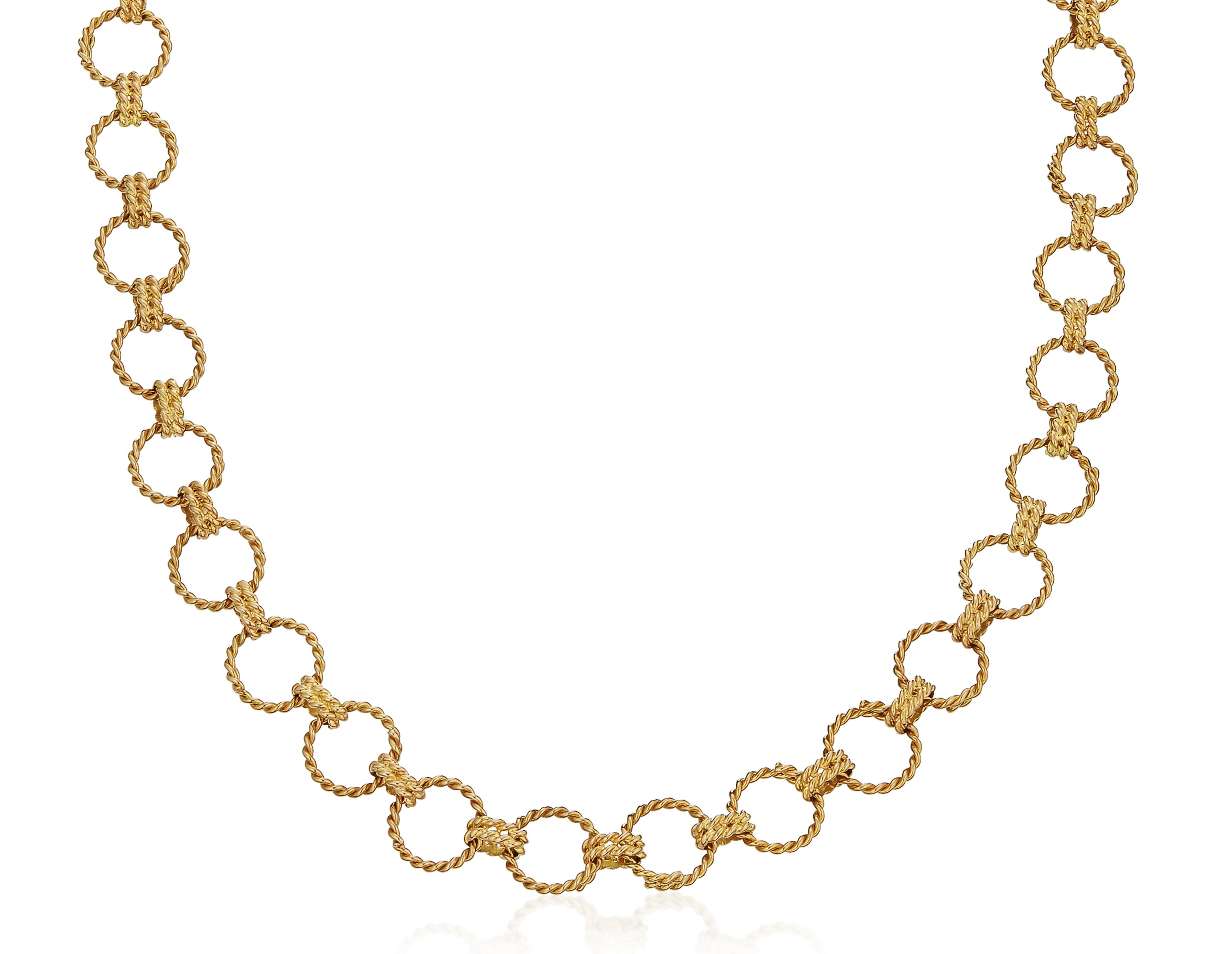 VERDURA 'CIRCLE ROPE LINK' GOLD NECKLACE, | Christie’s