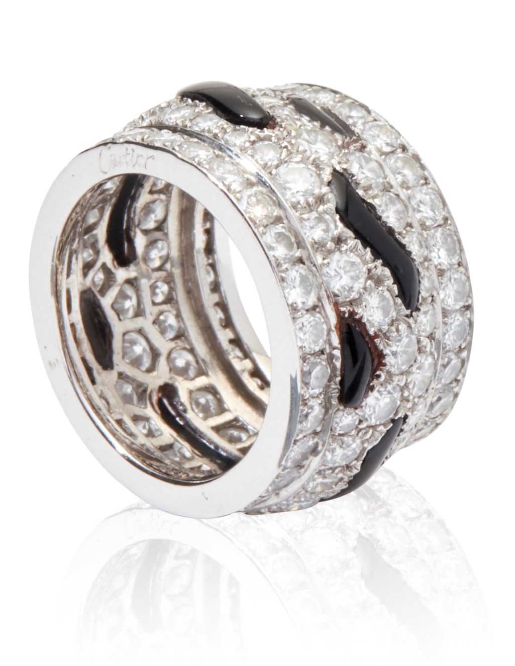 CARTIER ONYX AND DIAMOND ETERNITY BAND, Christie’s