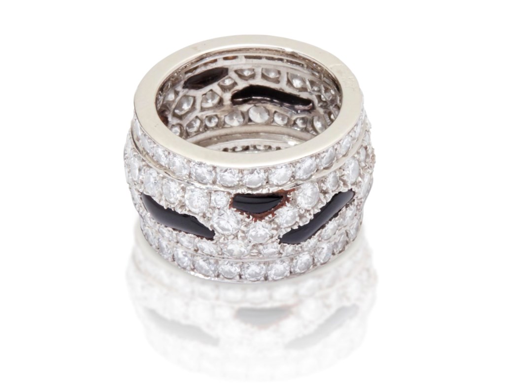 CARTIER ONYX AND DIAMOND ETERNITY BAND, Christie’s