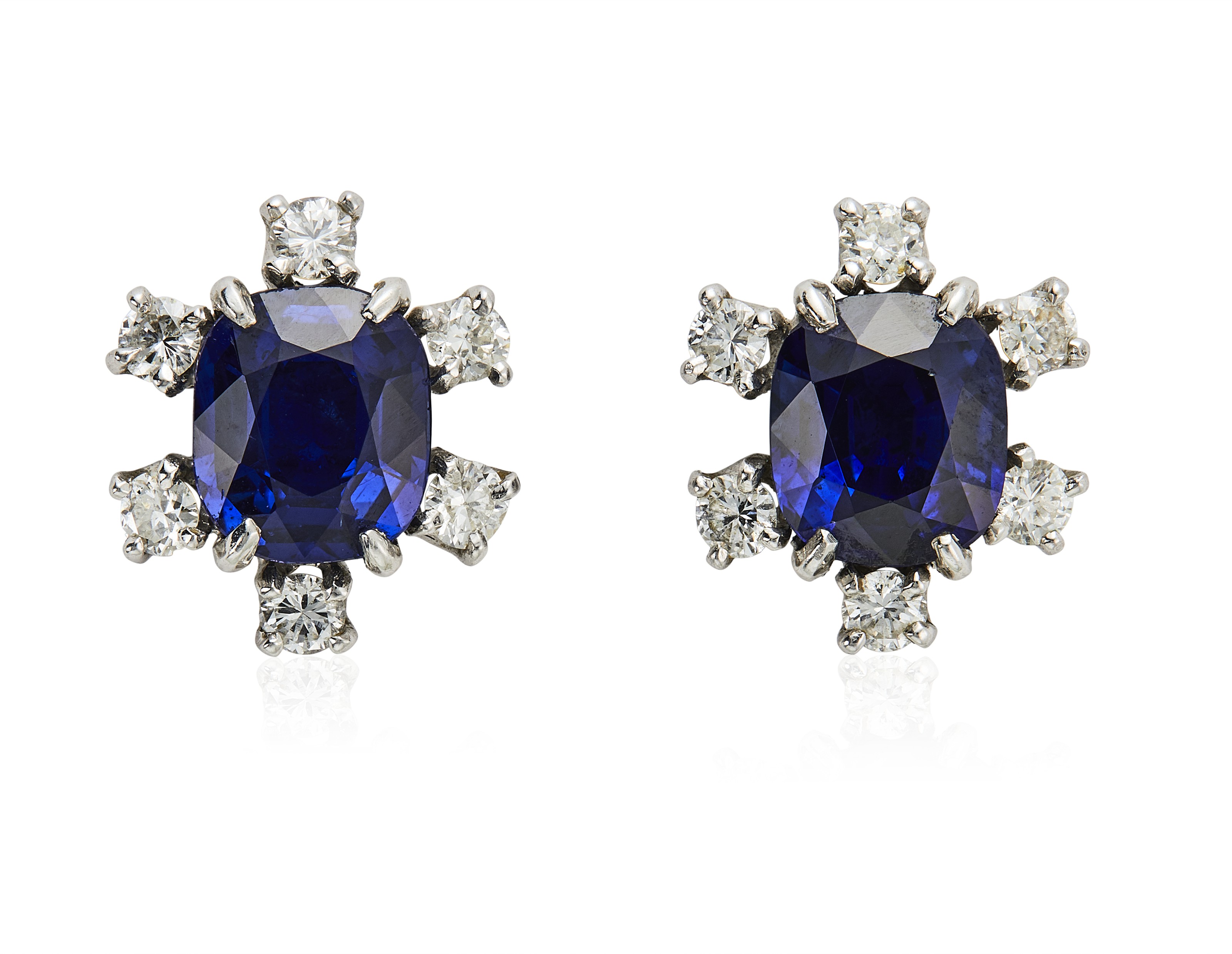 SAPPHIRE AND DIAMOND EARRINGS, Christie’s