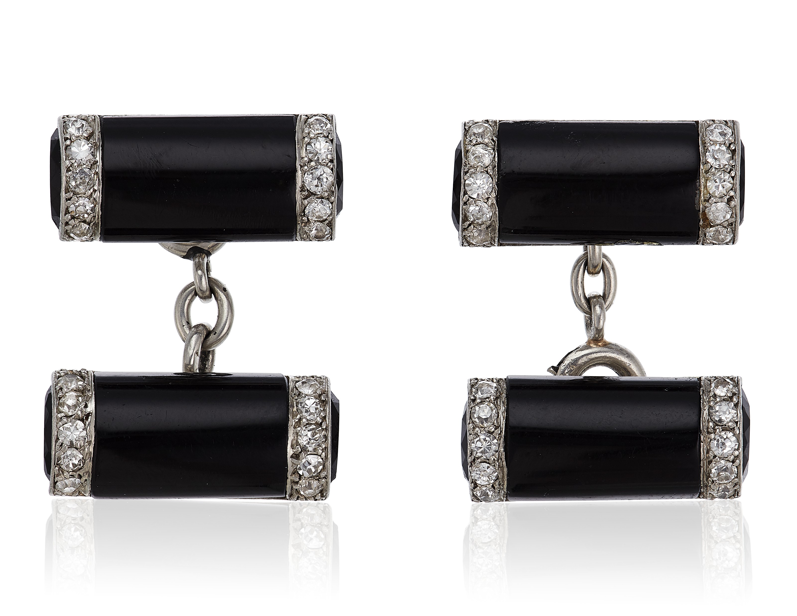 Diamond cufflinks cartier shop