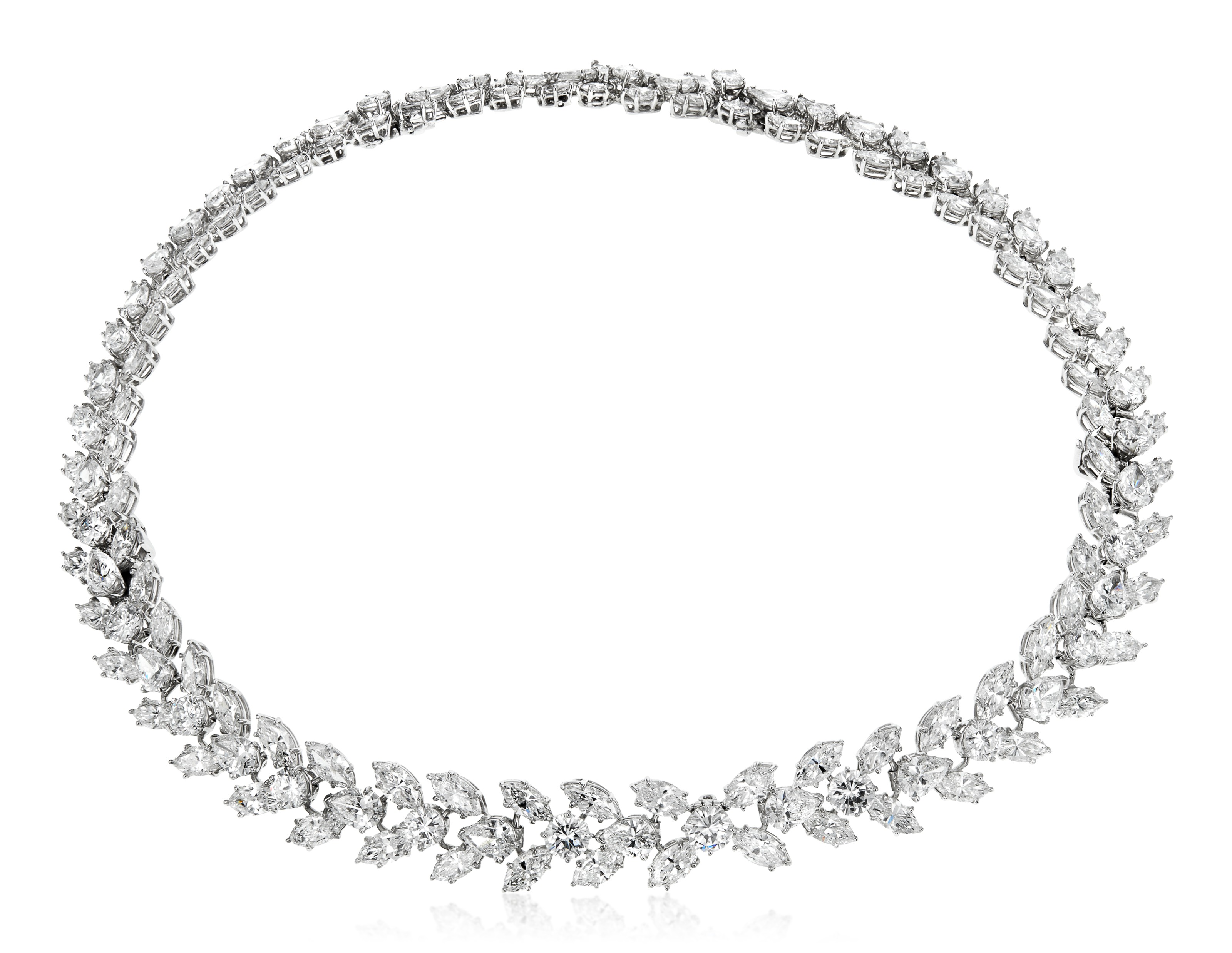 Heavy platinum necklace clearance