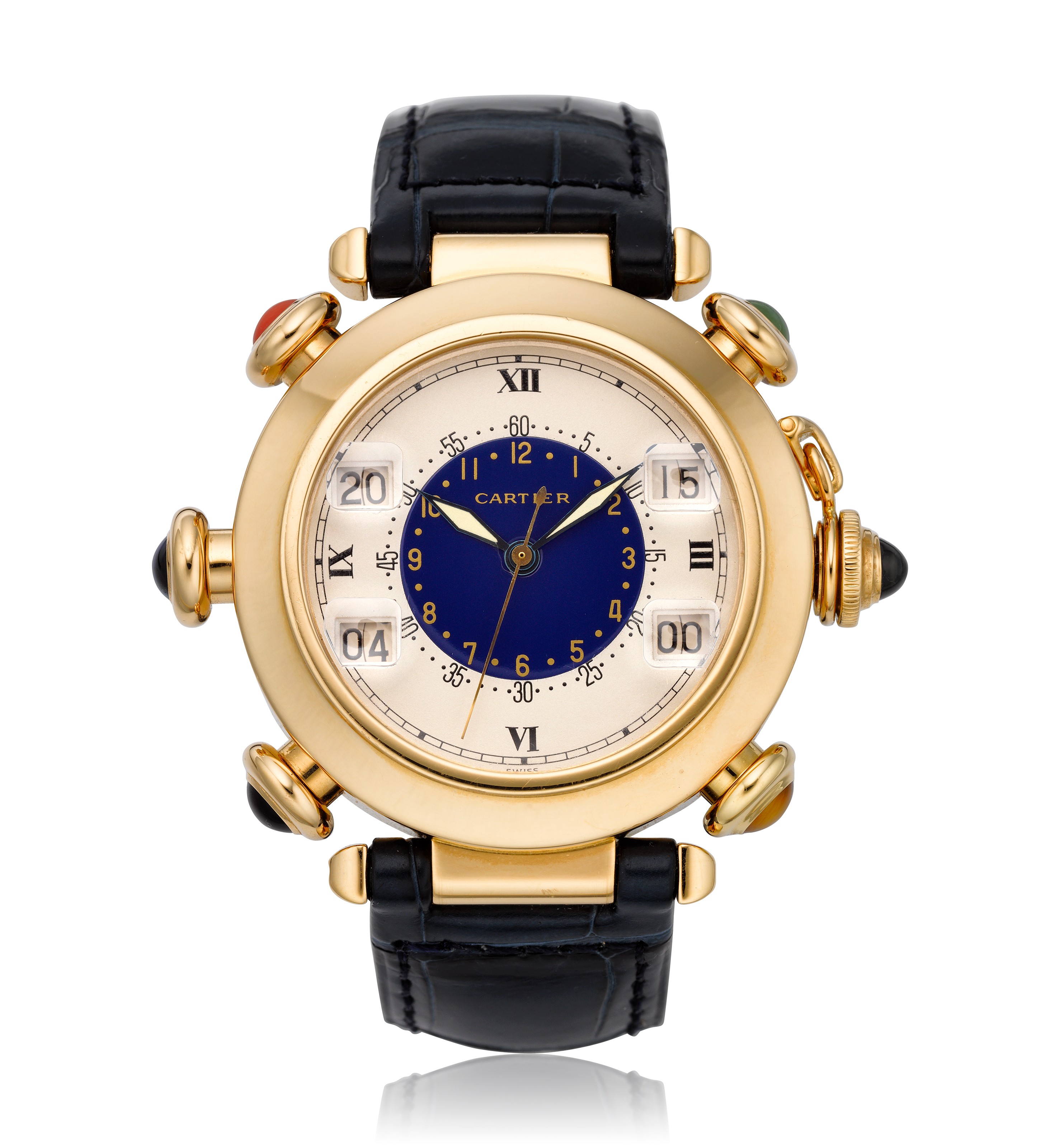 CARTIER, PASHA GOLF, 18K GOLD, REF 