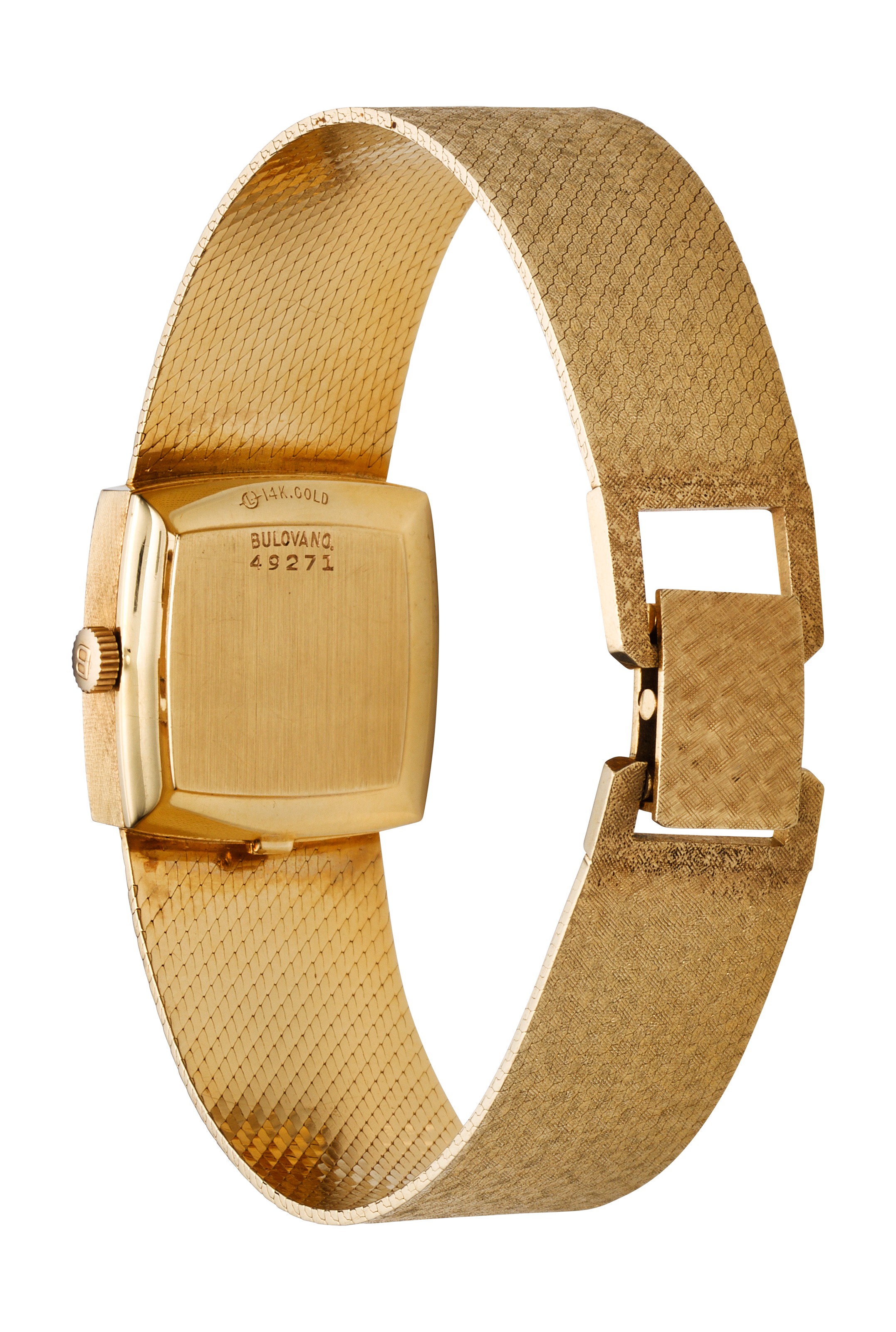 BULOVA DIOR 14K GOLD DIAMOND DIAL LADIES BRACELET WATCH Christie s