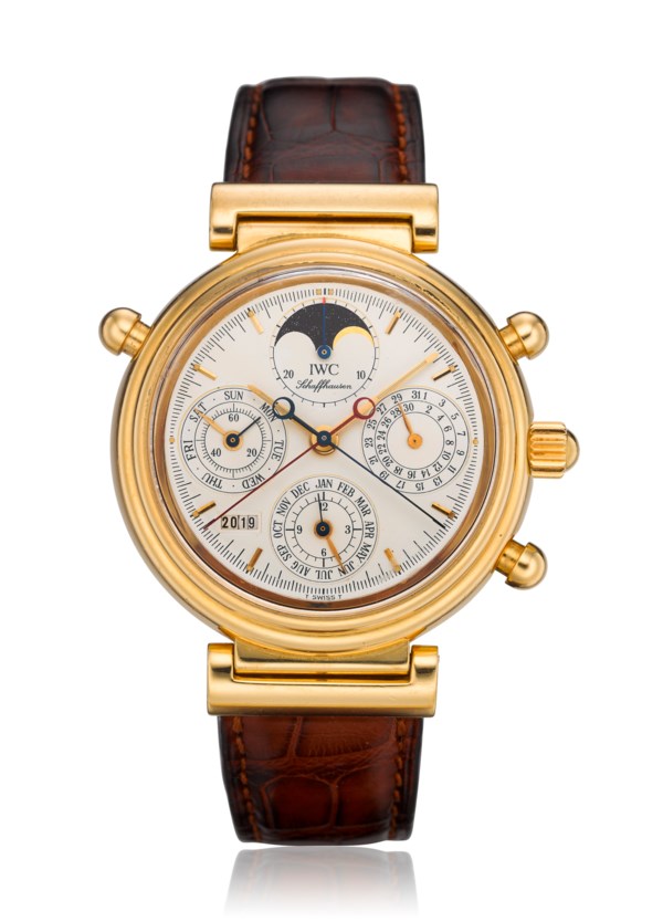 IWC, DA VINCI, RATRAPANTE, PERPETUAL CALENDAR, 18K GOLD, REF 3751