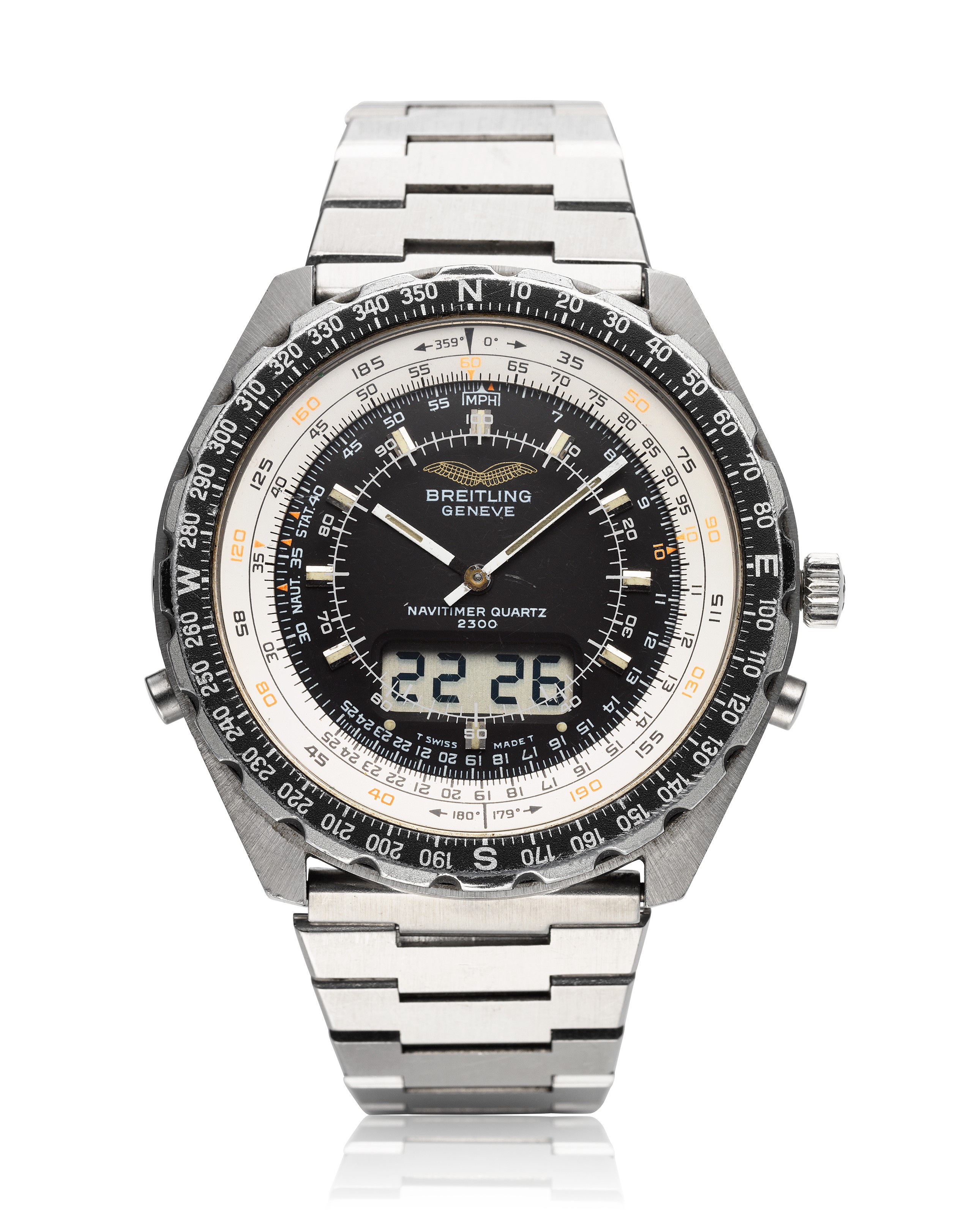 BREITLING, NAVITIMER 2300 QUARTZ MADE FOR THE IRAQI AIR FORCE, REF ...