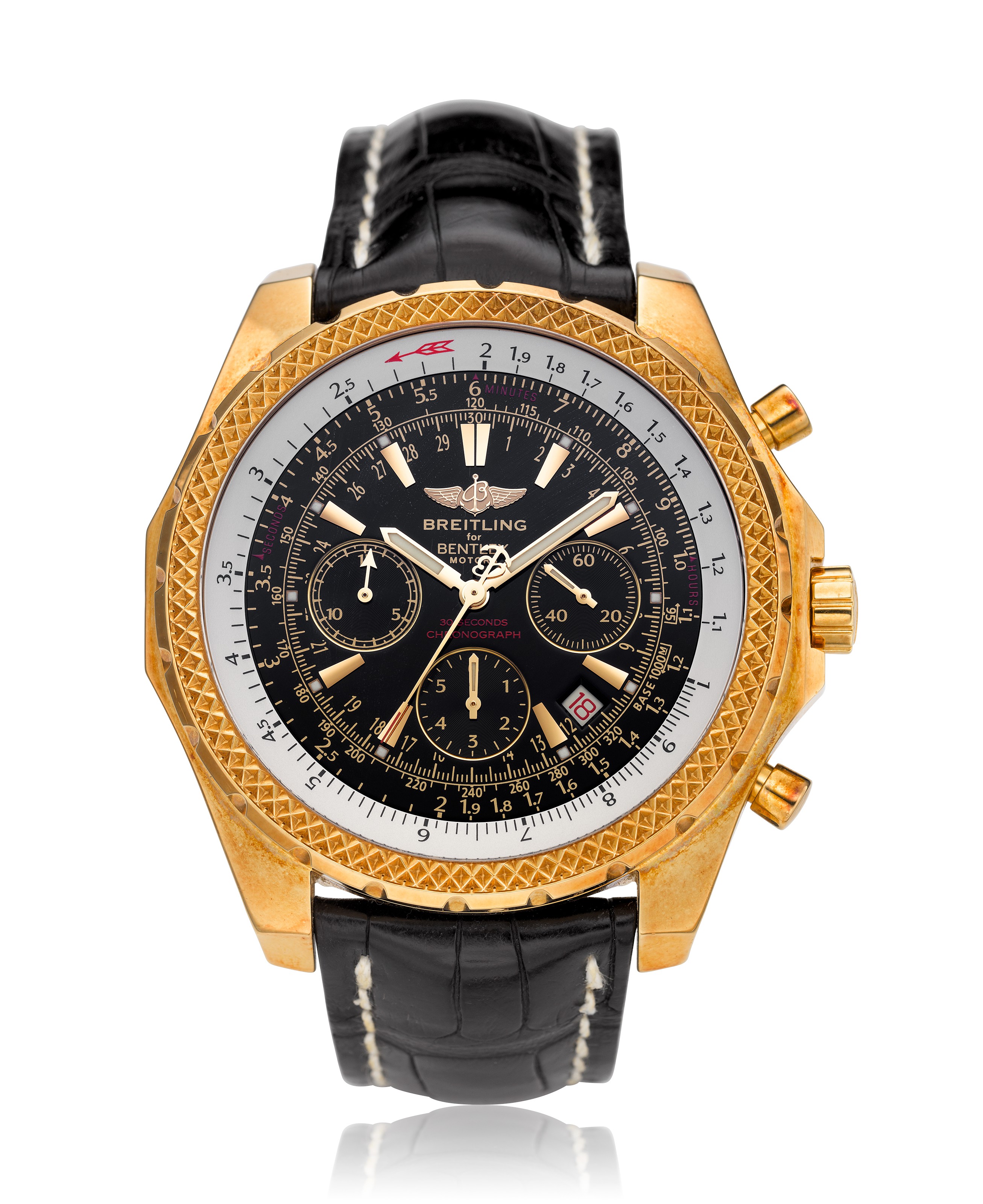 BREITLING, BENTLEY, 18K GOLD, CHRONOGRAPH, REF. K2536212/B687, | Christie’s