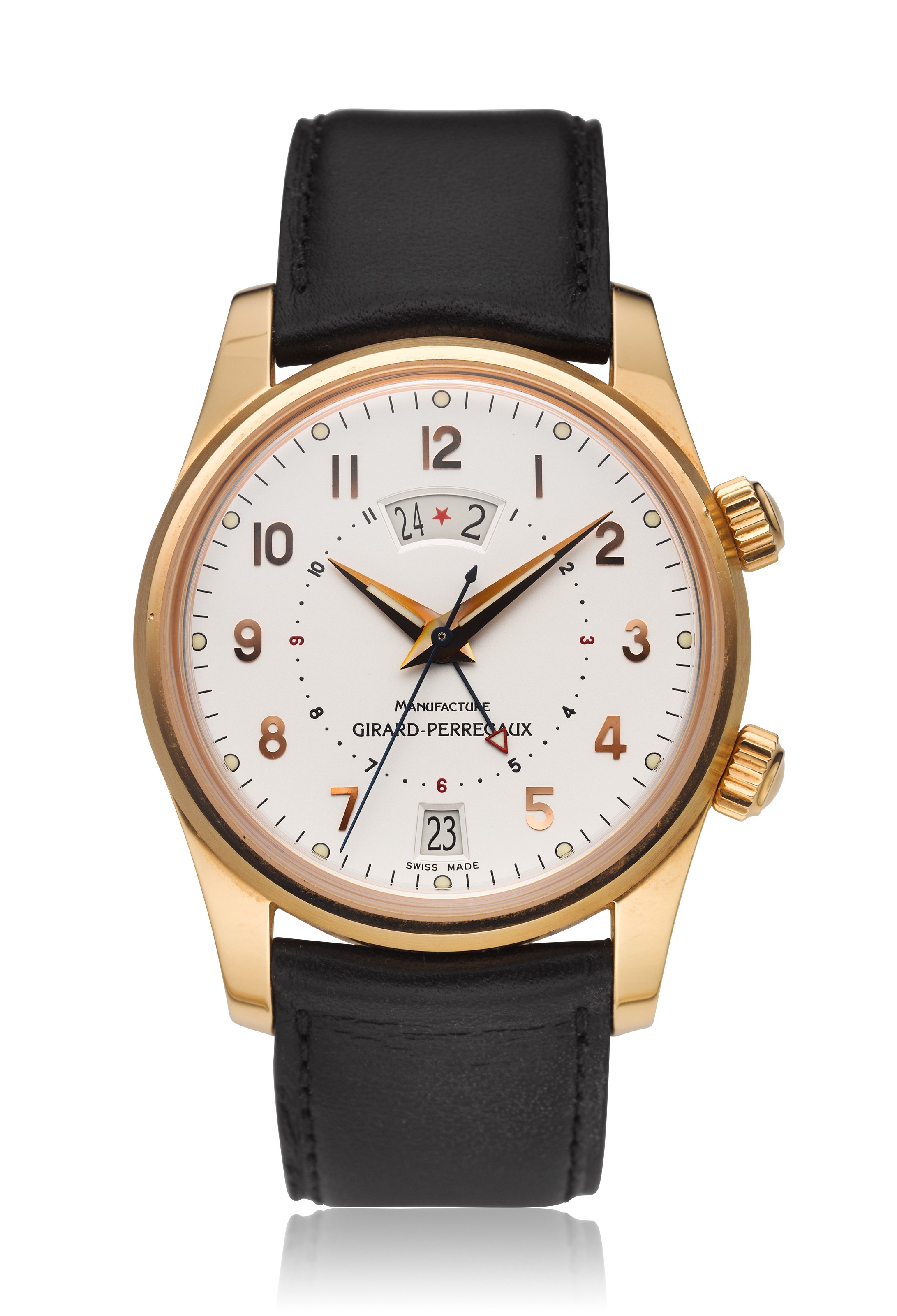 Girard perregaux traveller ii alarm gmt sale