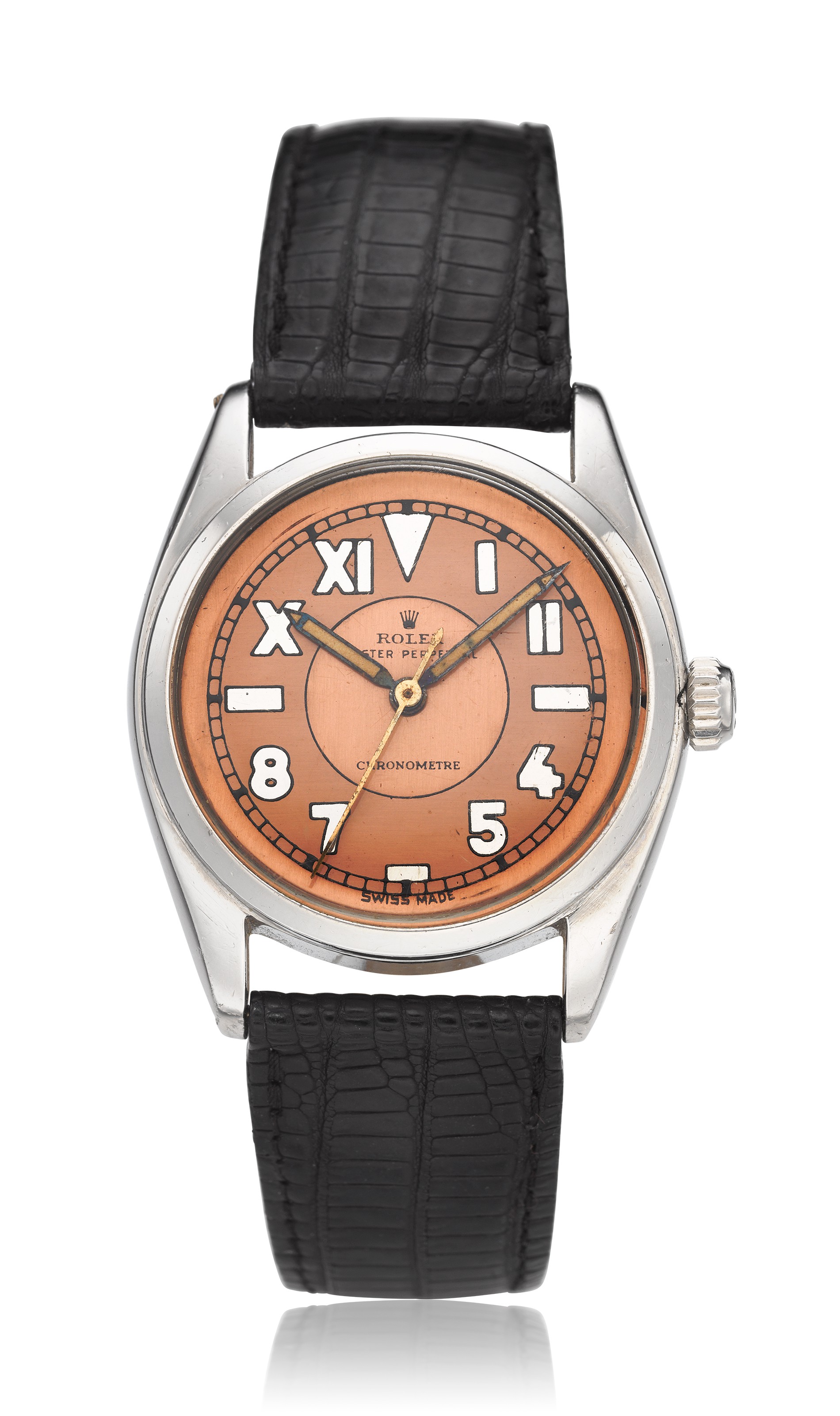 ROLEX, “BUBBLE BACK” OYSTER PERPETUAL, REF. 4392, | Christie's