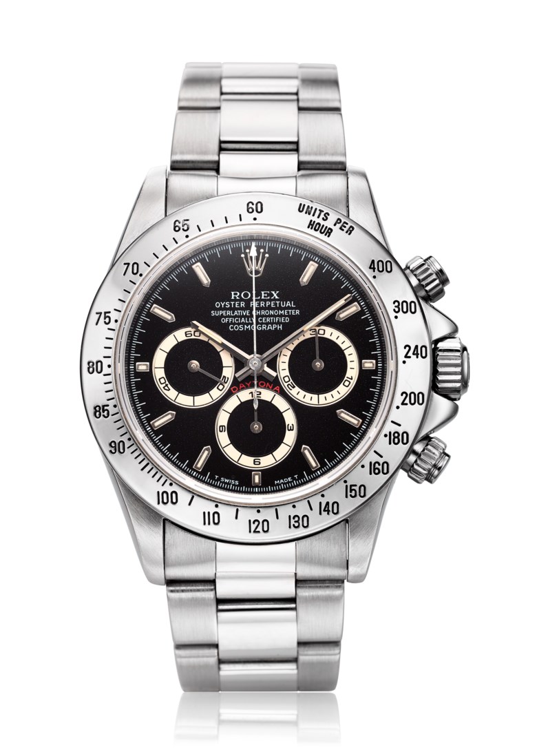 Rolex Daytona, “Zenith”, ref. 16520, w-serial no. Diameter: 39mm. Estimate: $20,000-40,000. Offered in Watches Online, 25 February to 10 March 2020, Online