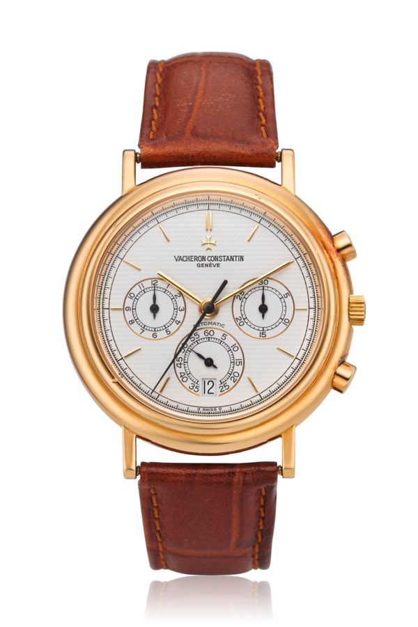 VACHERON CONSTANTIN, 18K GOLD, AUTOMATIC CHRONOGRAPH, REF. 49003