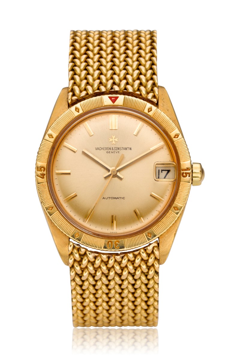 Vacheron & Constantin, “Turnograph”, 18k gold, ref. 6782. Diameter: 36mm. Estimate: $12,000-18,000. Offered in Watches Online, 25 February to 10 March 2020, Online