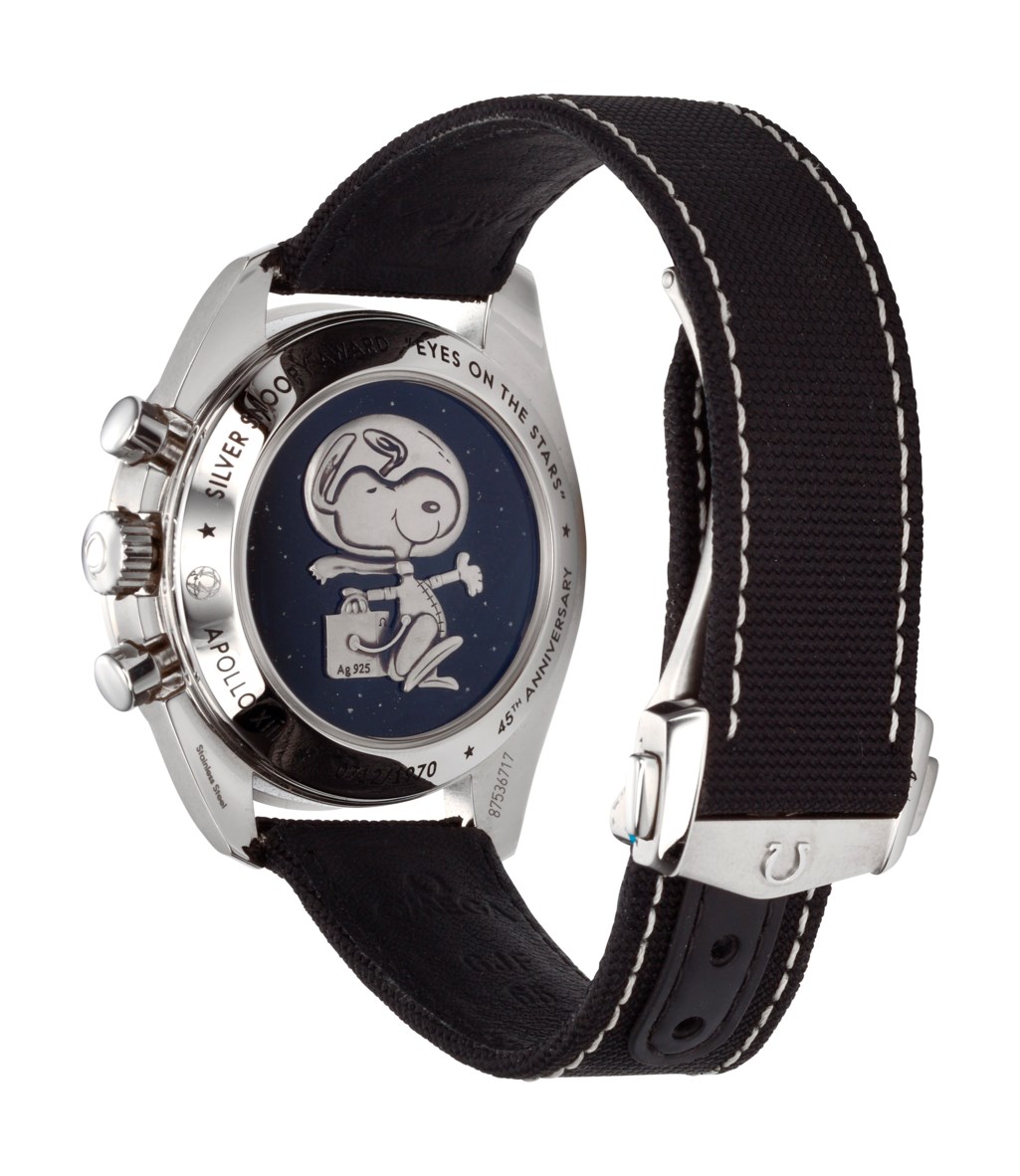 OMEGA, STEEL CHRONOGRAPH, SPEEDMASTER, SILVER SNOOPY AWARD ...
