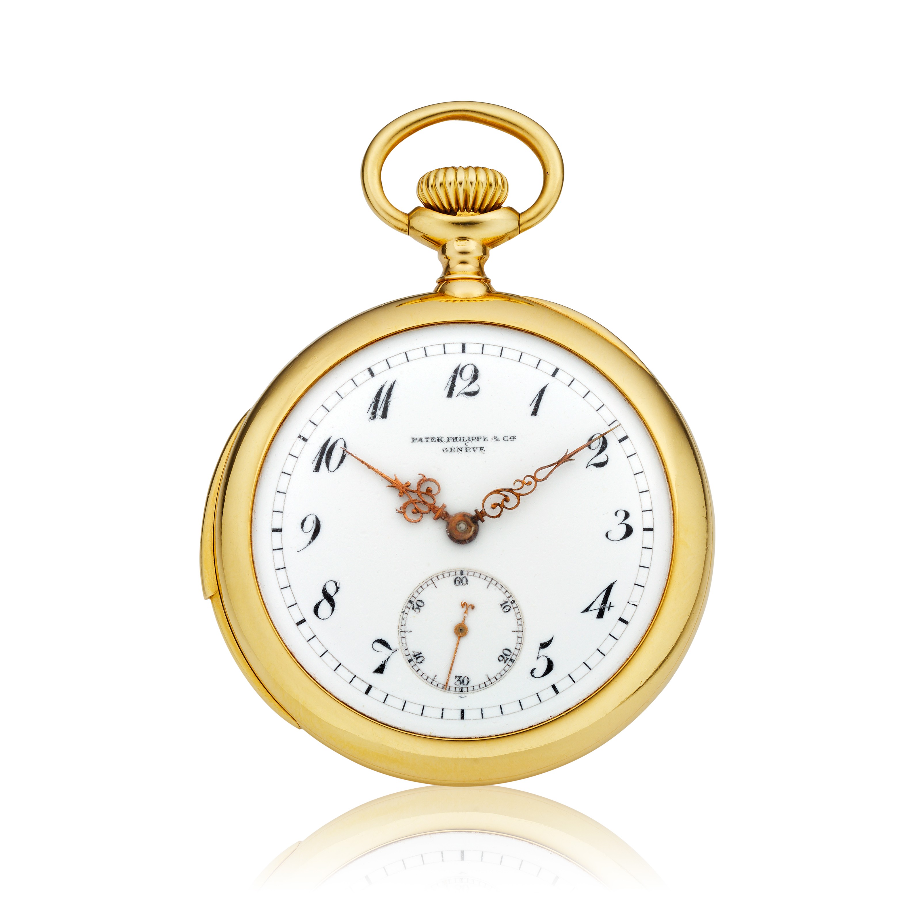 PATEK PHILIPPE, 18K GOLD MINUTE REPEATING POCKET WATCH, Christie’s