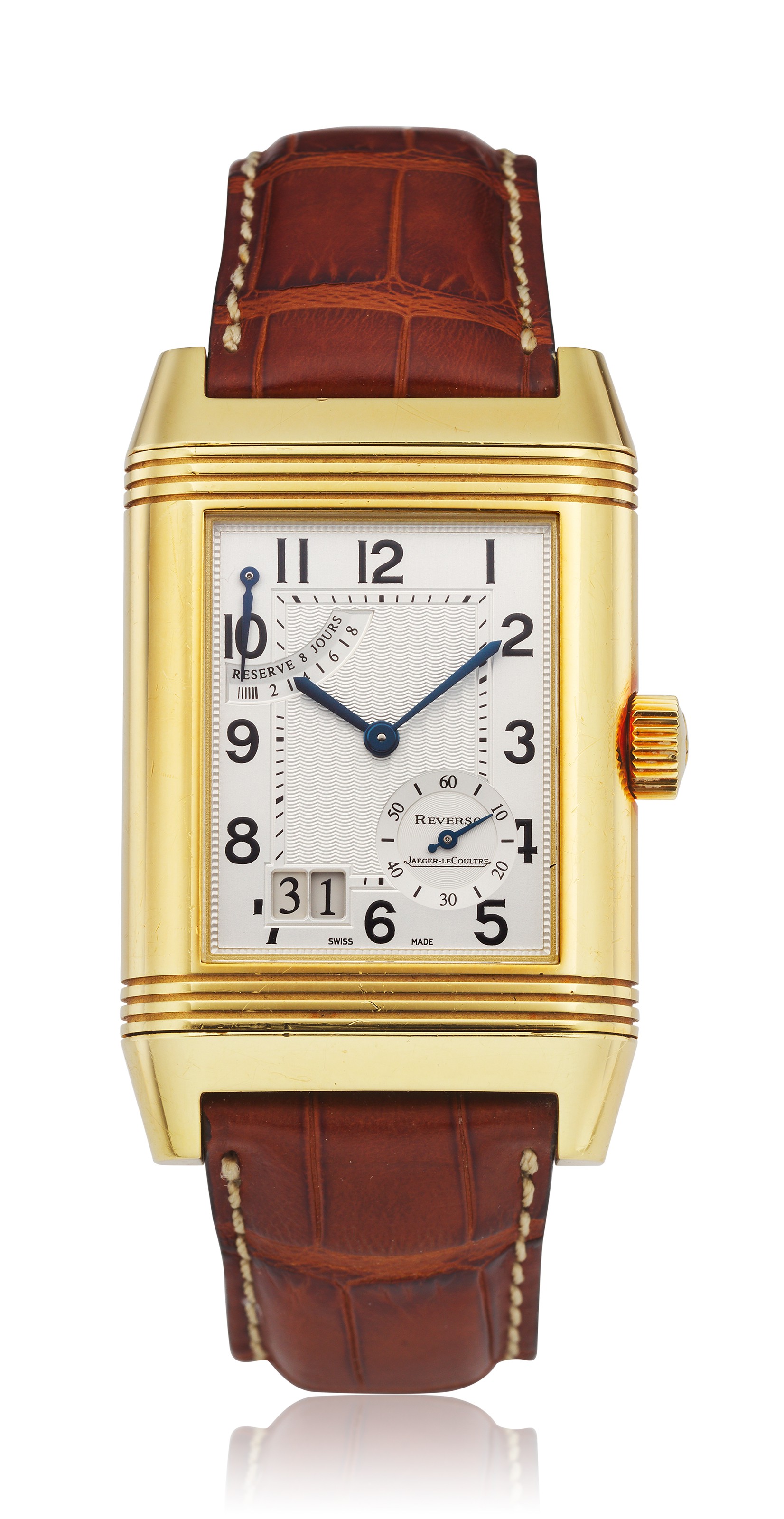 JAEGER LECOULTRE REVERSO GRANDE DATE WITH 8 DAY POWER RESERVE REF. 240.1.15