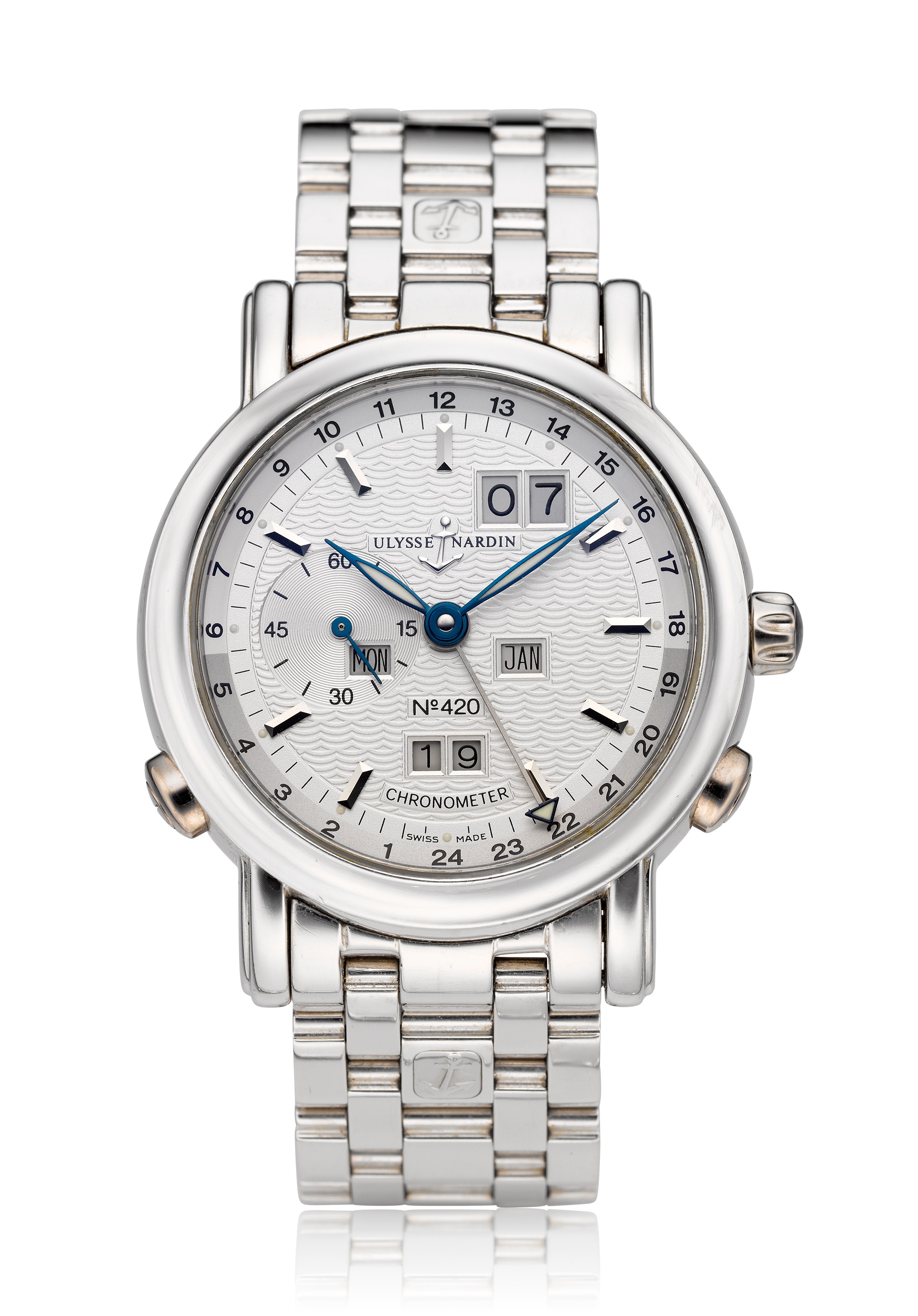 ULYSSE NARDIN, PLATINUM LIMITED EDITION GMT PERPETUAL CALENDAR, REF