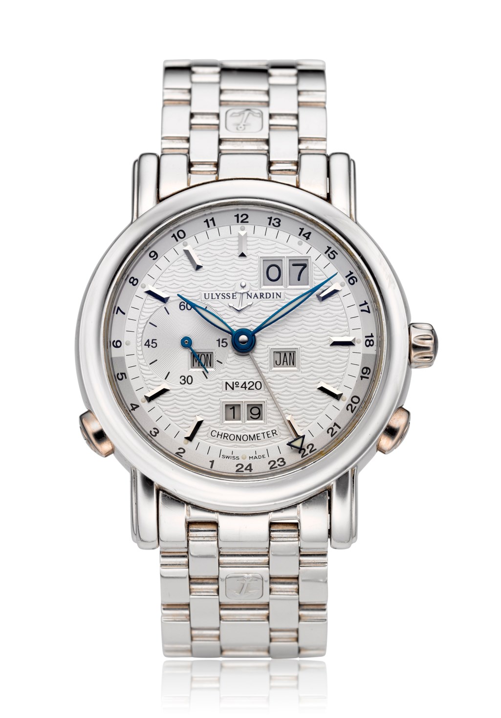 ULYSSE NARDIN, PLATINUM LIMITED EDITION GMT PERPETUAL CALENDAR, REF