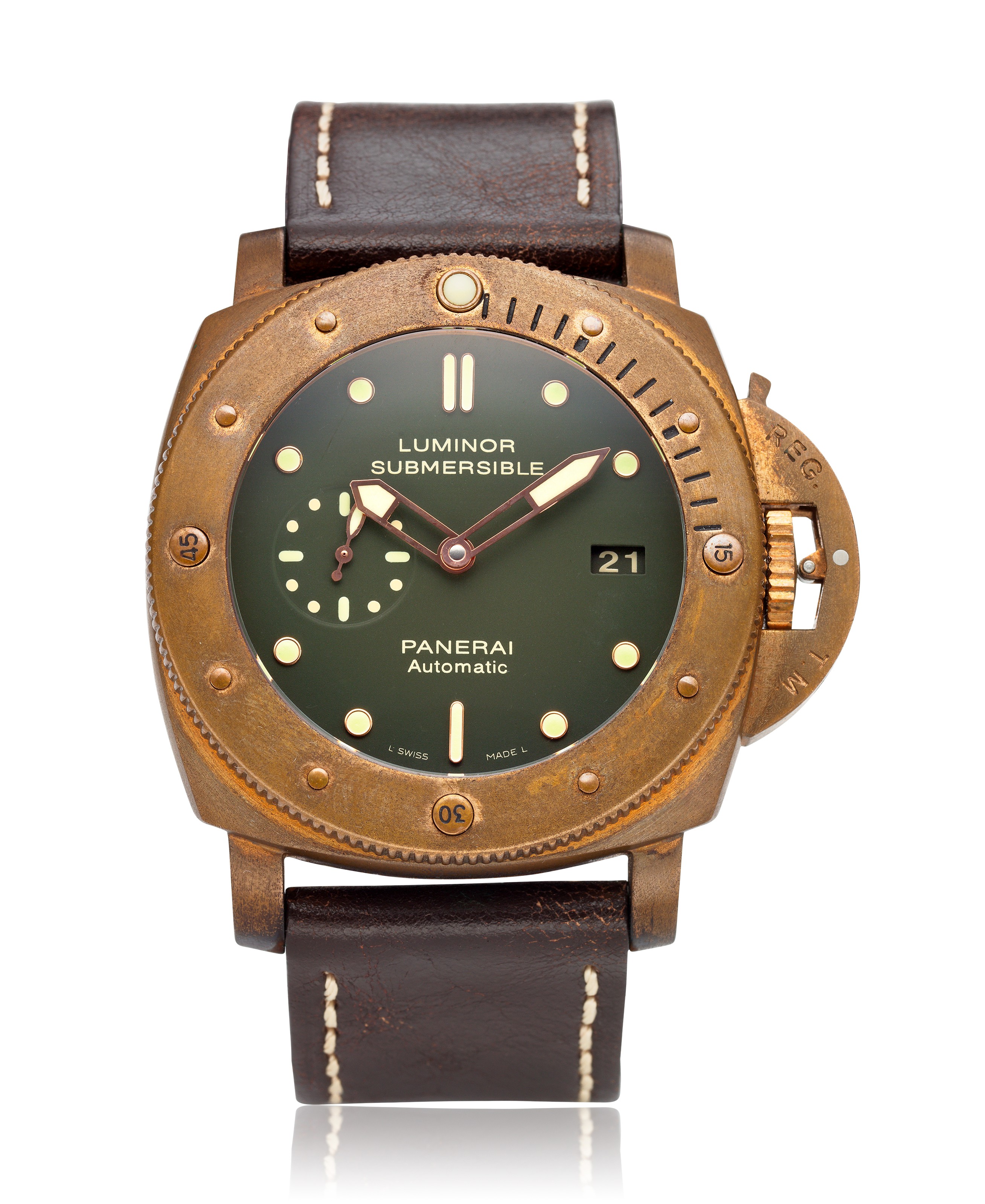 PANERAI BRONZO LUMINOR SUBMERSIBLE REF. PAM00382 LIMITED EDITION No. 849 1000